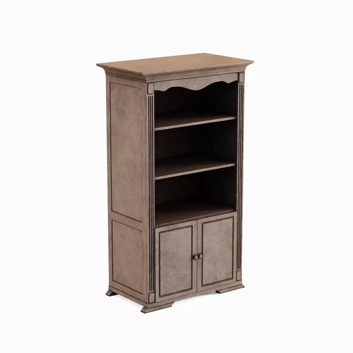 Antique Cupboard 04 Low-poly 3D model_0