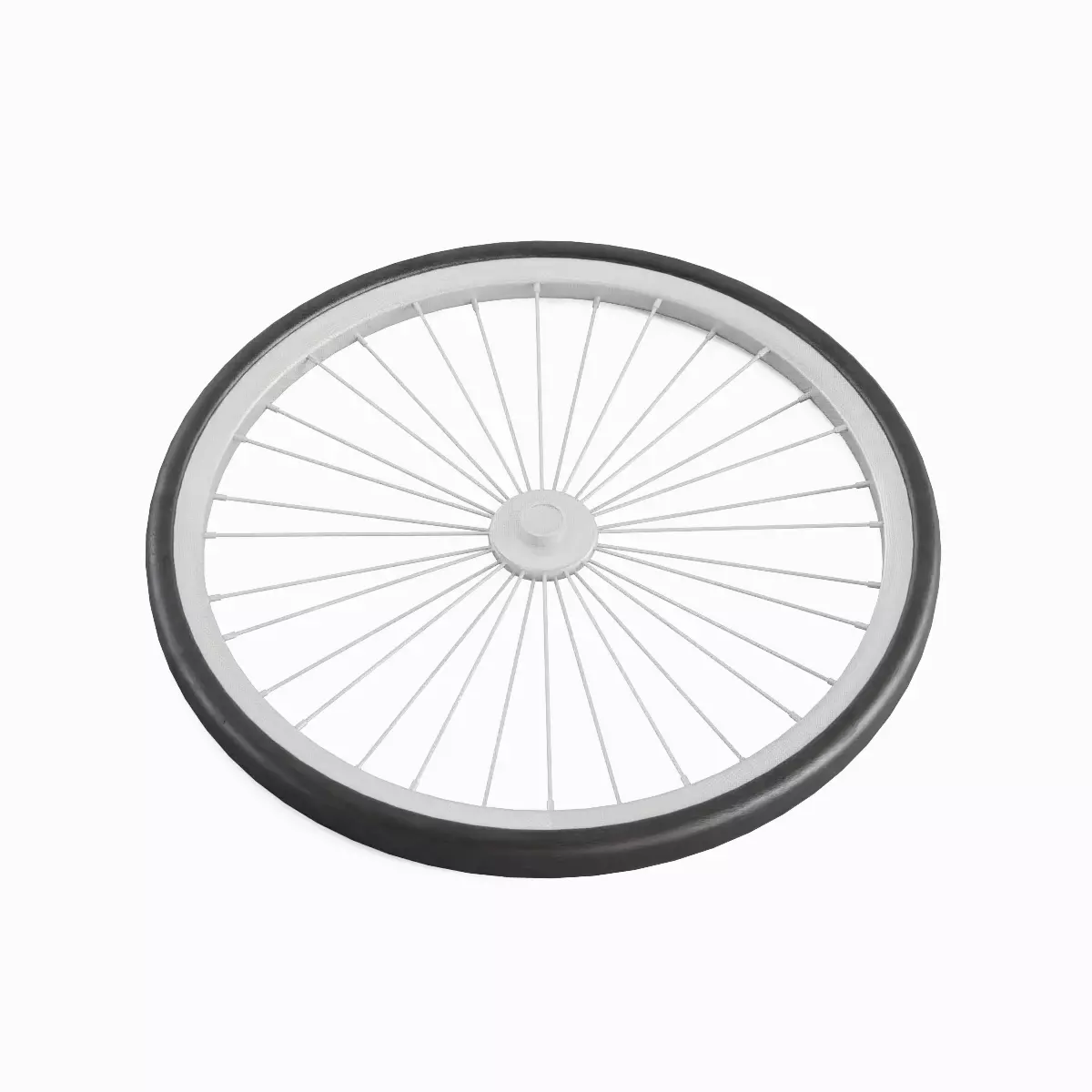 Bicycle Tire 02  Low-poly 3D model_0