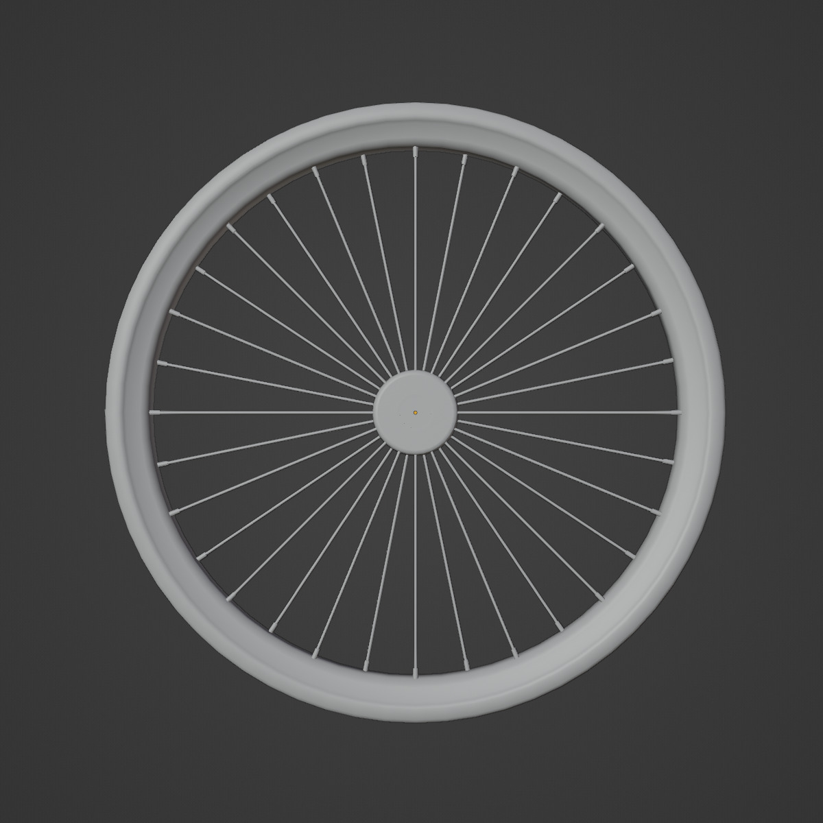 Bicycle Tire 02  Low-poly 3D model_8