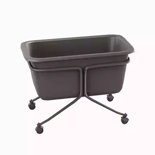 Laundry Cart 08 Low-poly 3D model