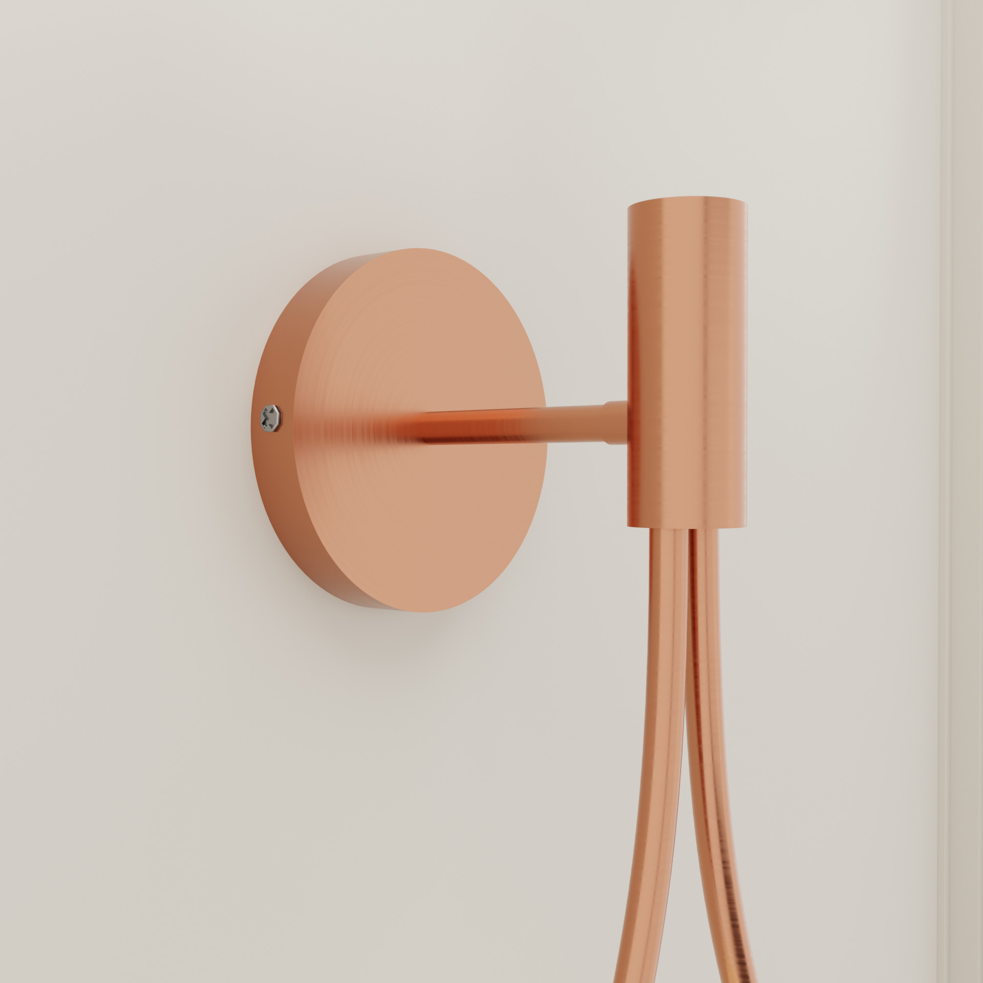 GLOBE GLASS WALL SCONCE LAMP Low-poly 3D model_5