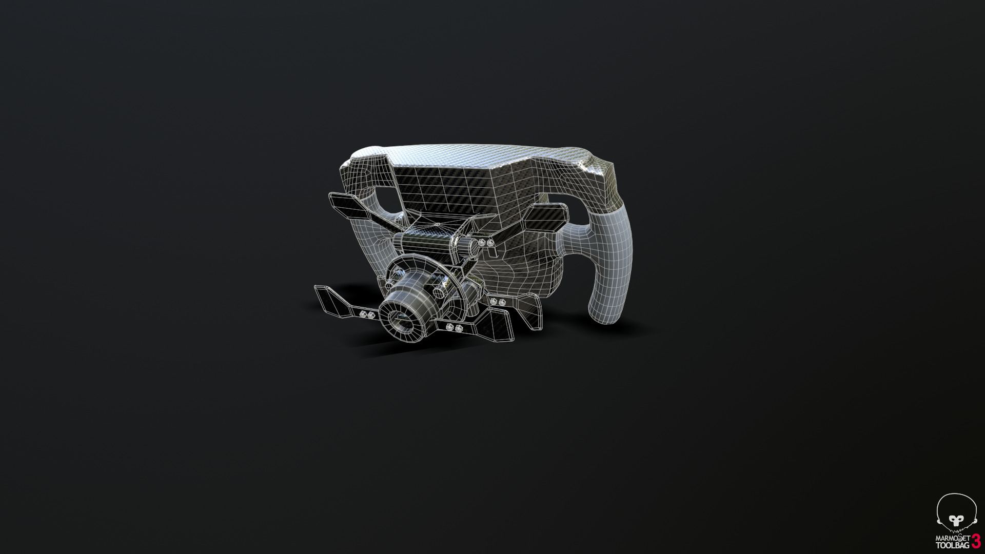 F1 - Wheel Low-poly 3D model_4