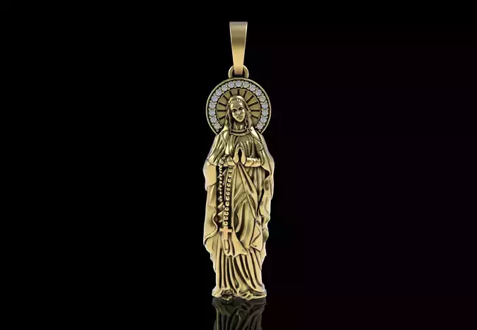 Saint Merry Diamond Pendant
