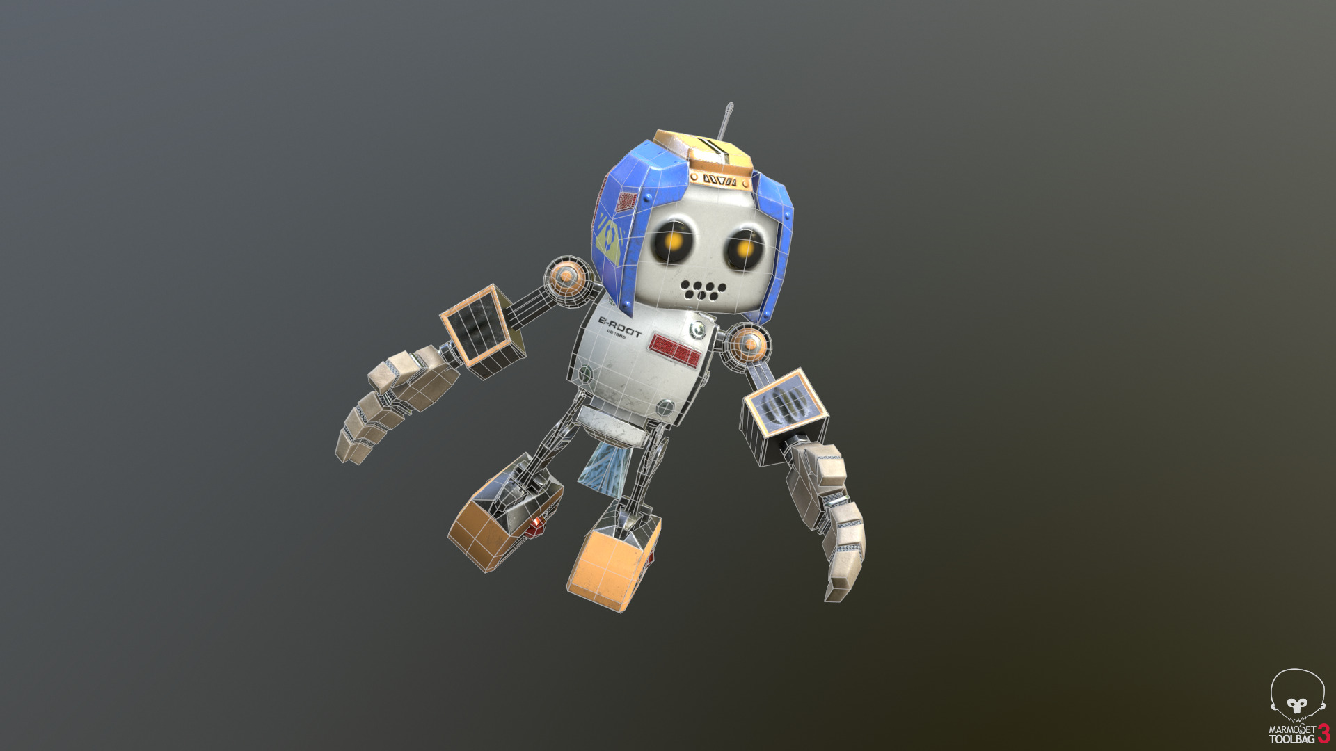 MailBot - BROOT Low-poly 3D model_2