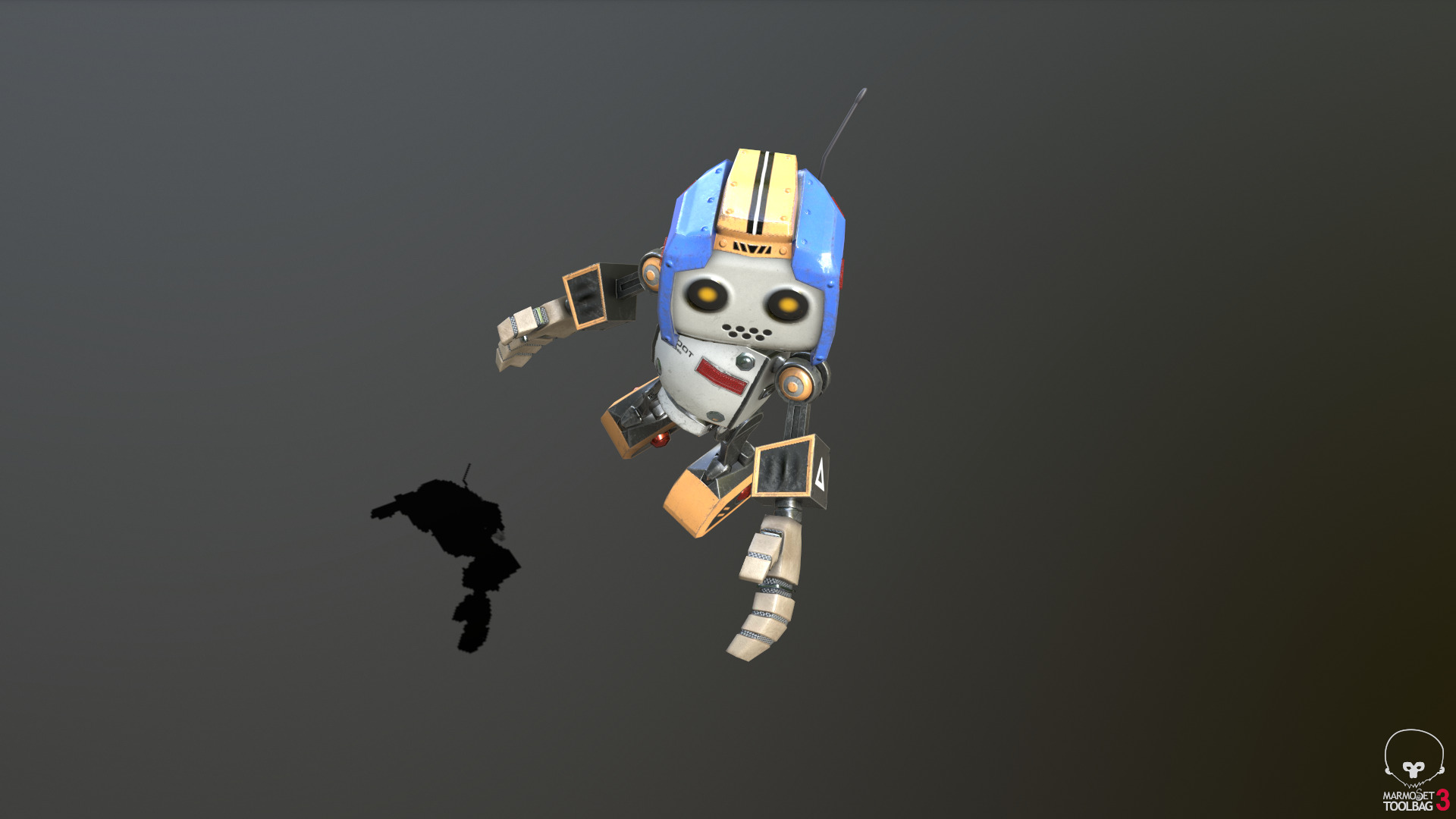 MailBot - BROOT Low-poly 3D model_7