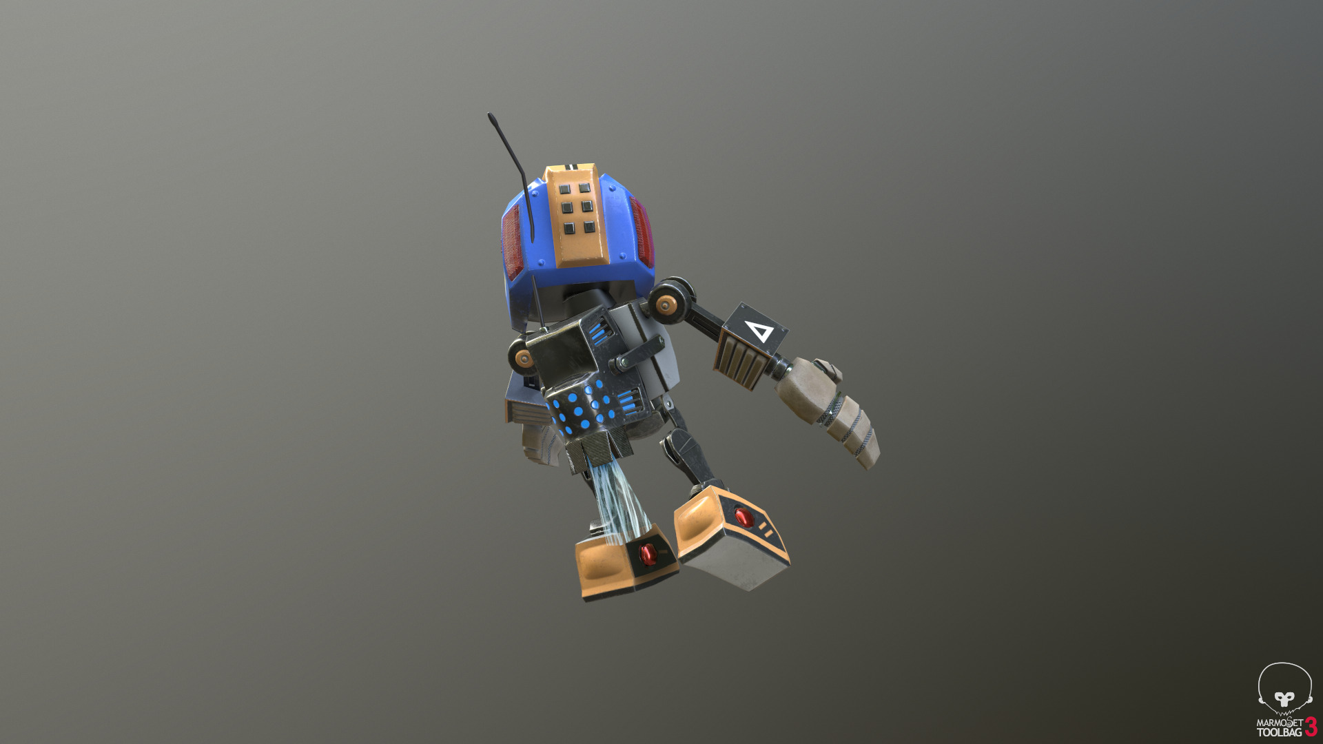 MailBot - BROOT Low-poly 3D model_3