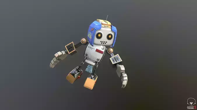MailBot - BROOT Low-poly 3D model