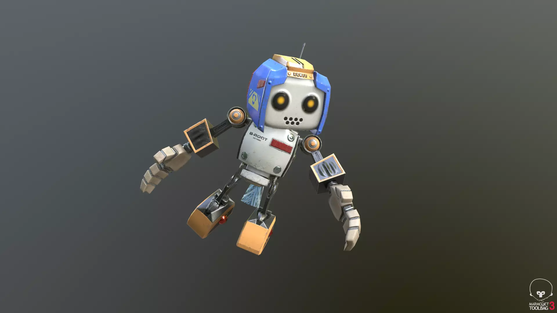 MailBot - BROOT Low-poly 3D model_0