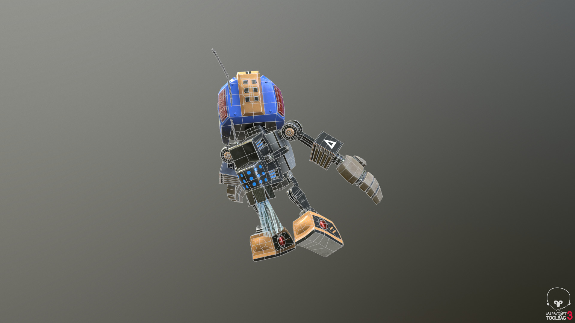 MailBot - BROOT Low-poly 3D model_4