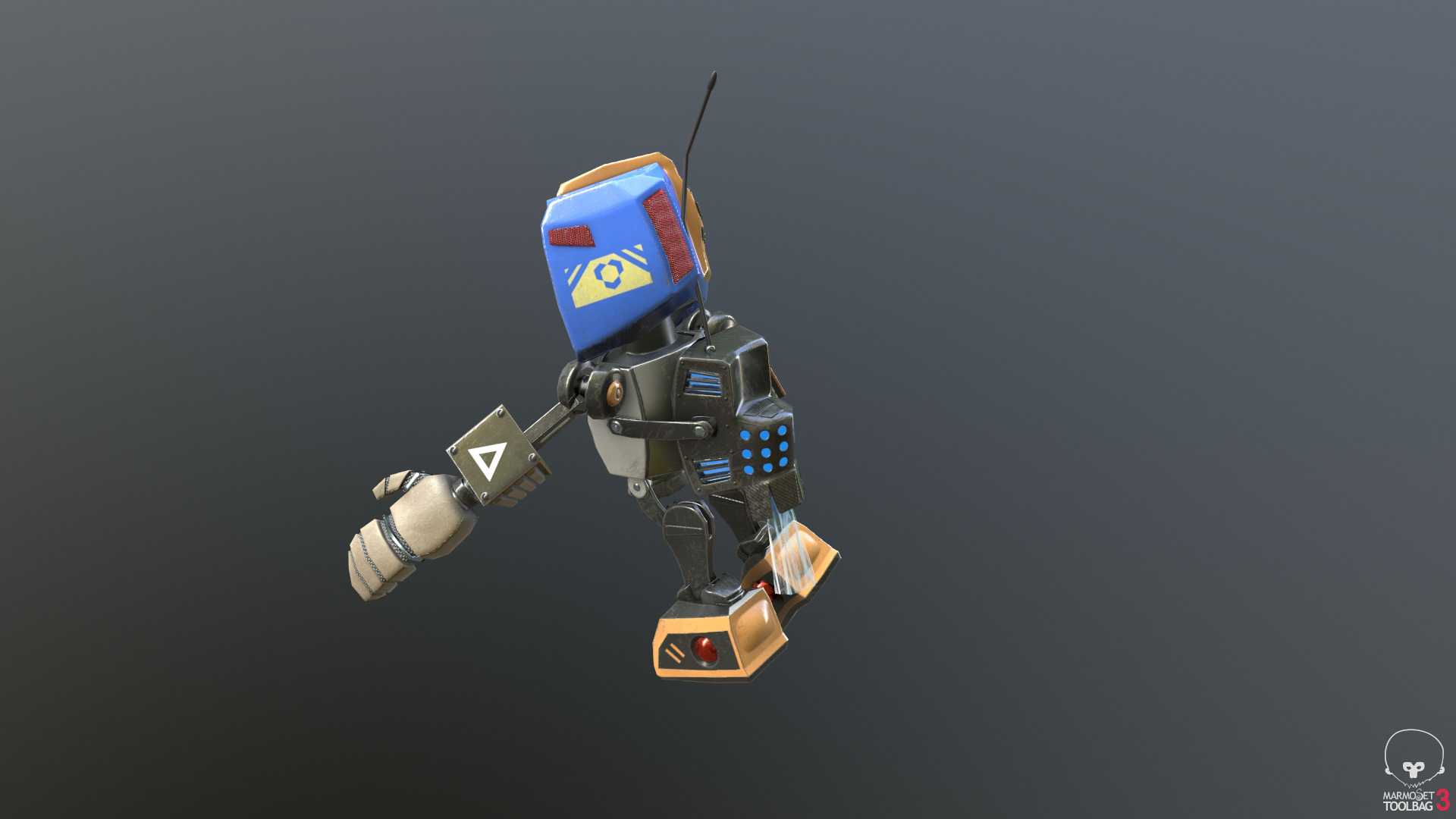 MailBot - BROOT Low-poly 3D model_6