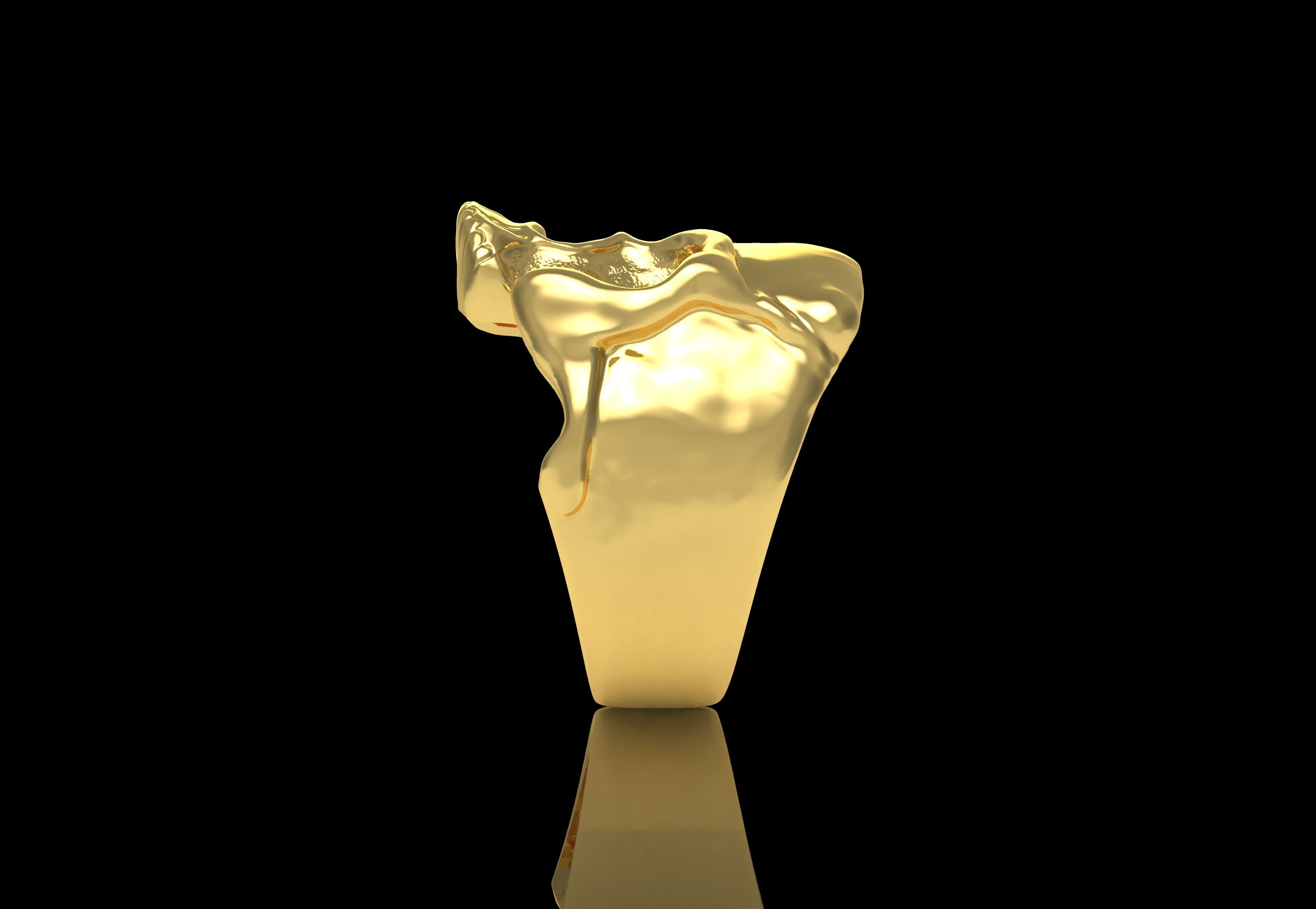 Skull Ring 3D print model_19