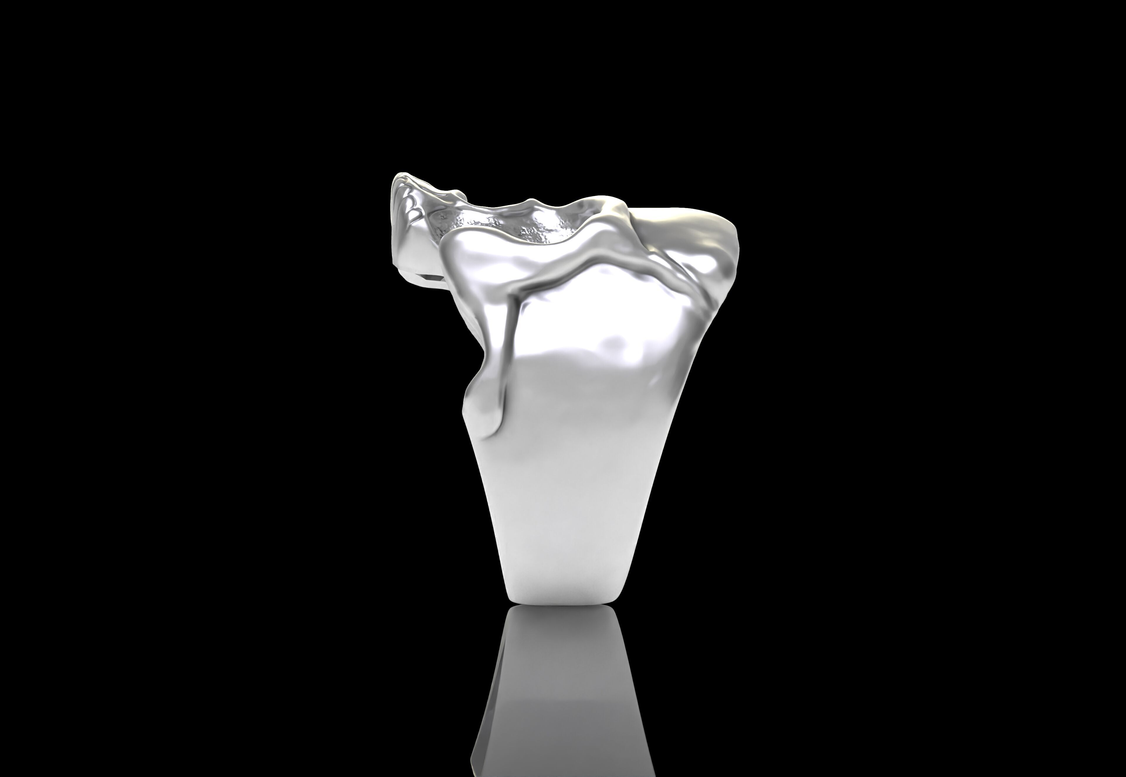 Skull Ring 3D print model_17