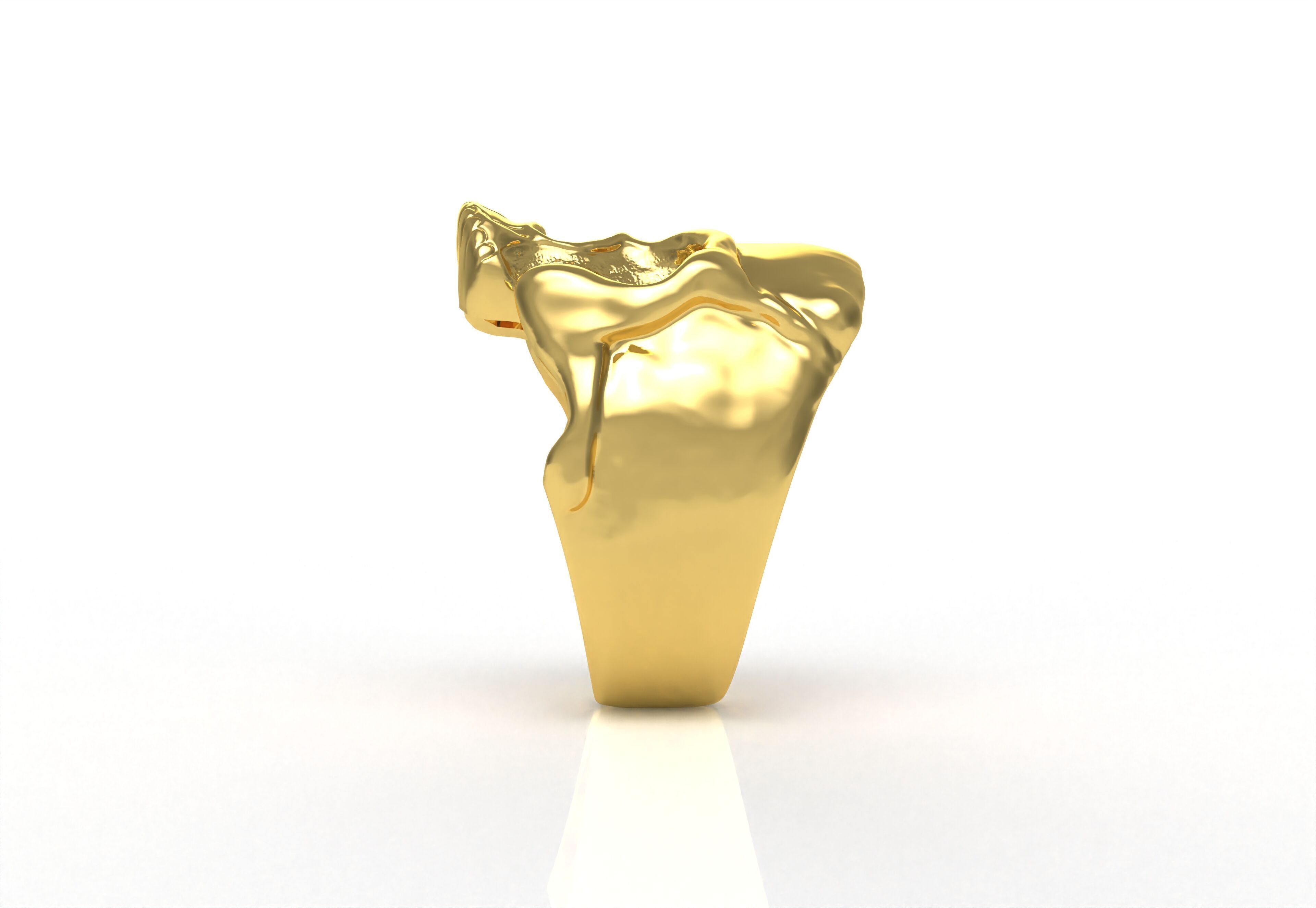 Skull Ring 3D print model_24
