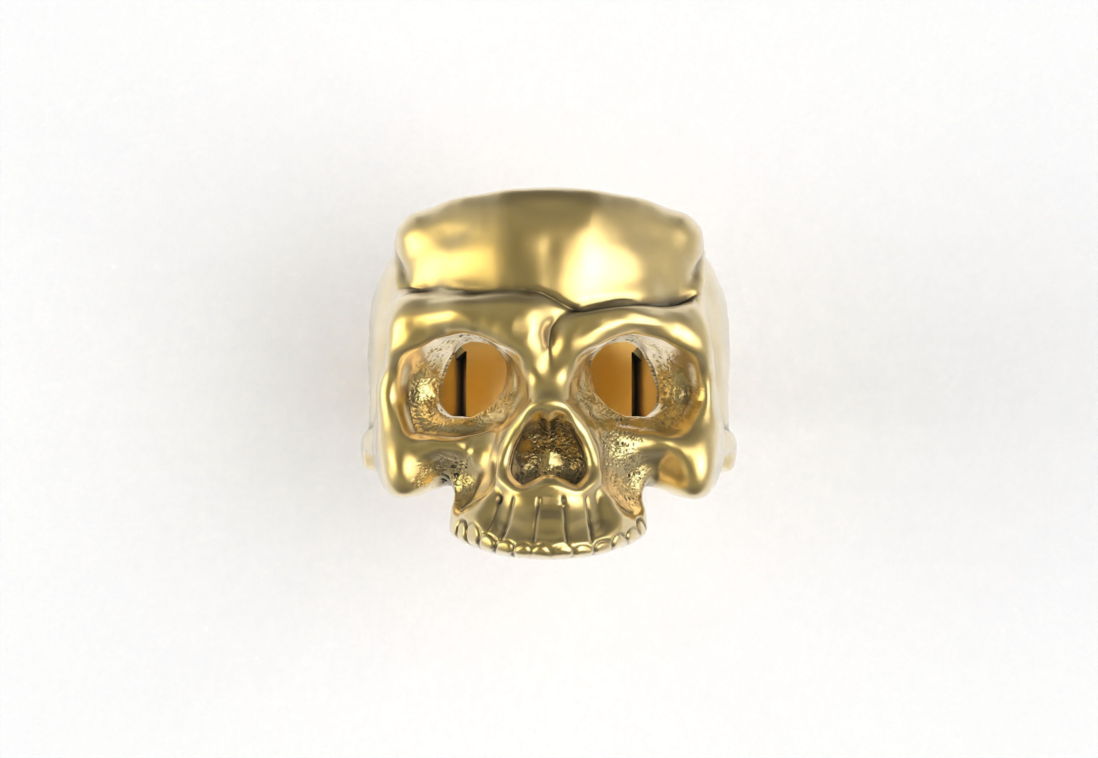 Skull Ring 3D print model_11