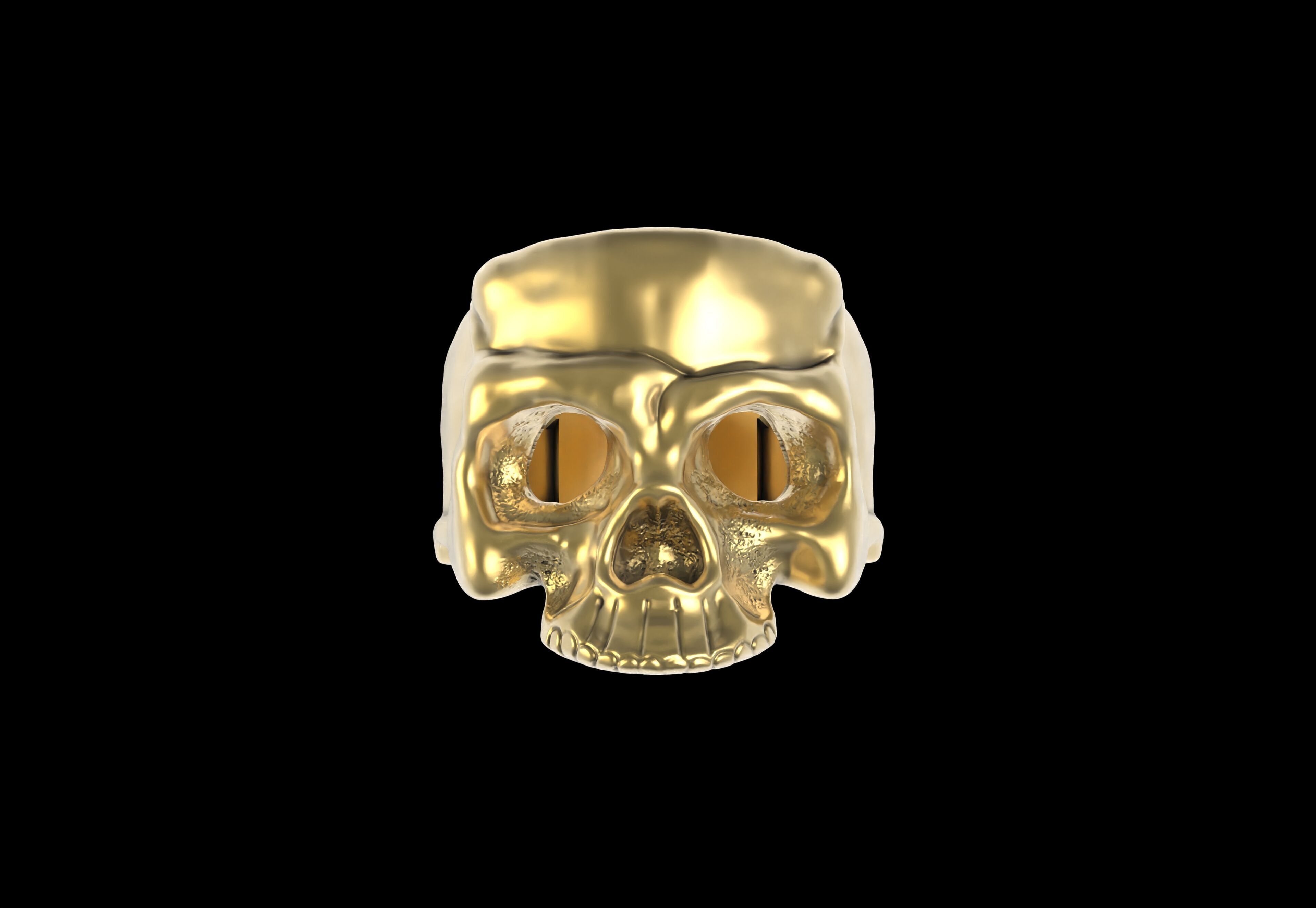 Skull Ring 3D print model_12
