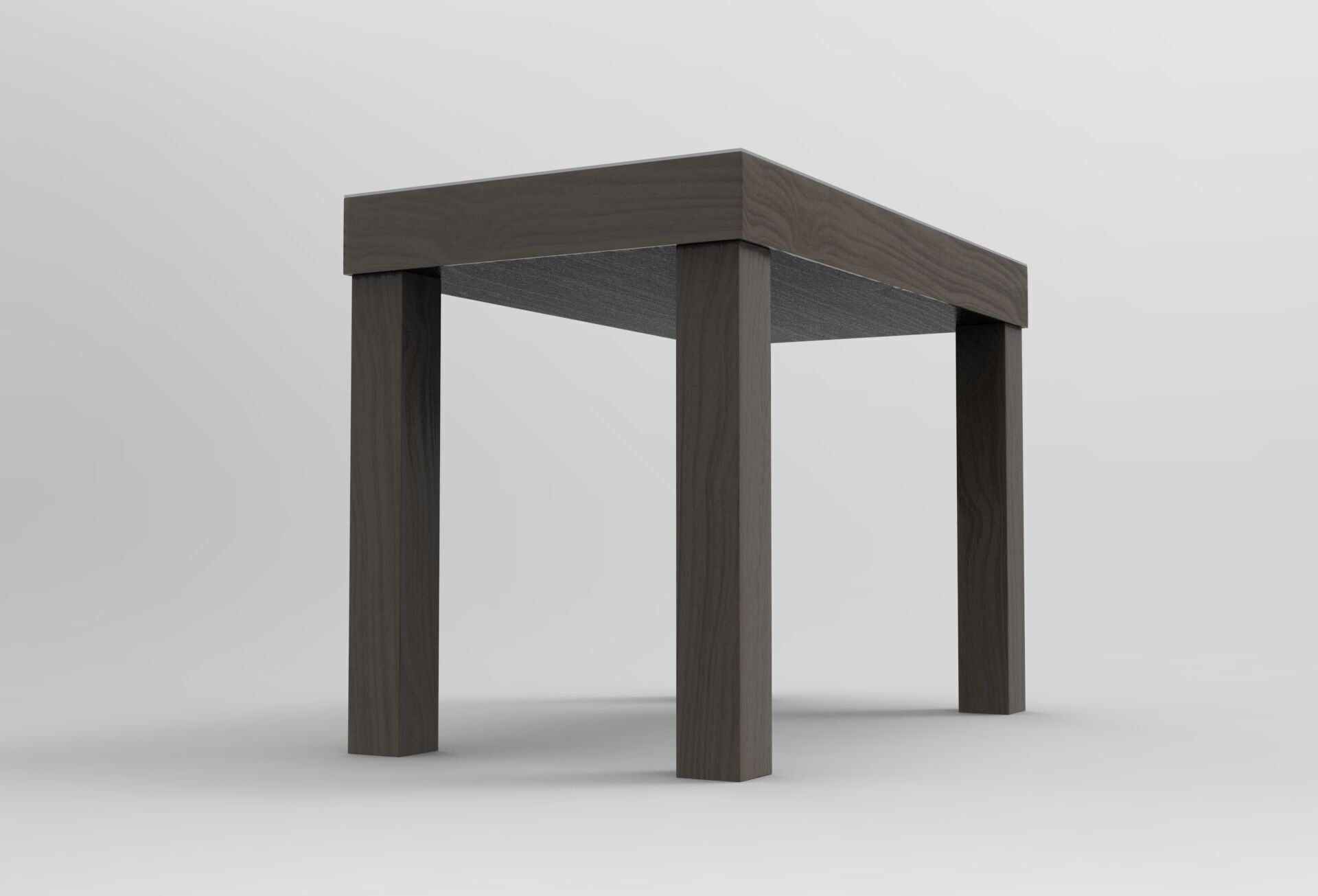 Dimen Table Low-poly 3D model_4