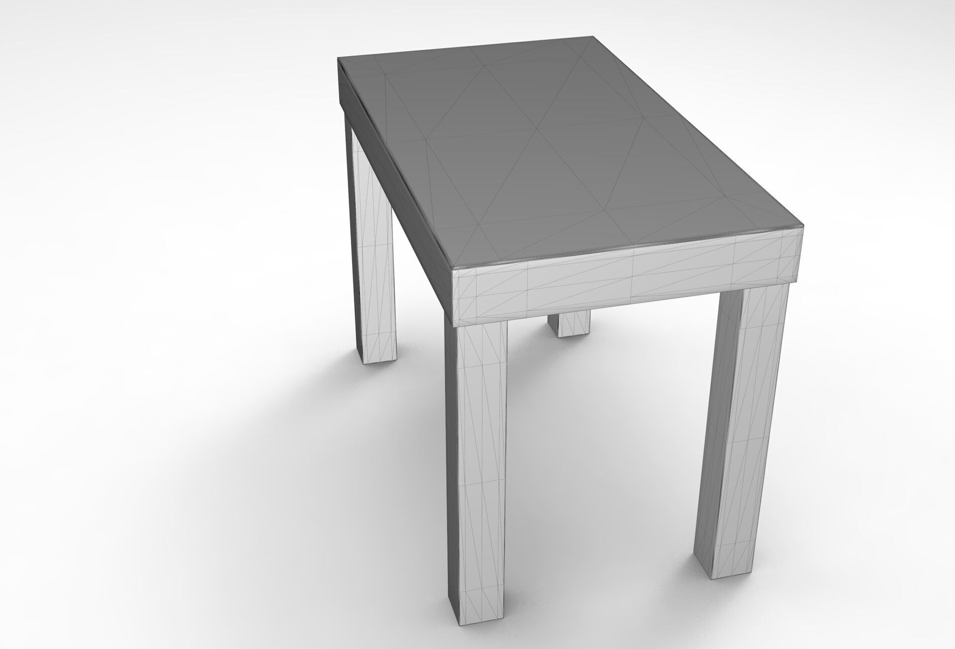 Dimen Table Low-poly 3D model_6