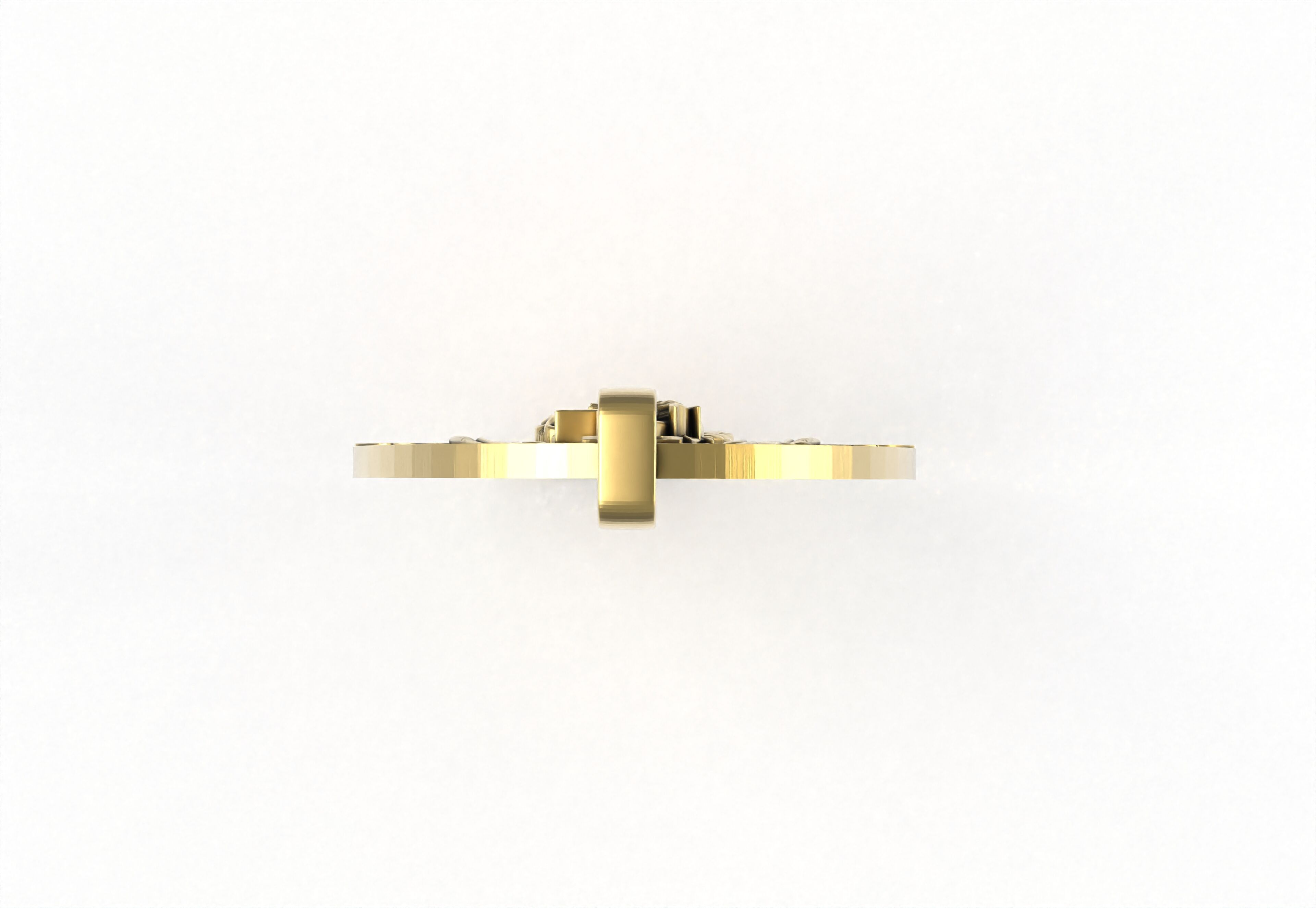 Dragon Circle Pendant 3D print model_9