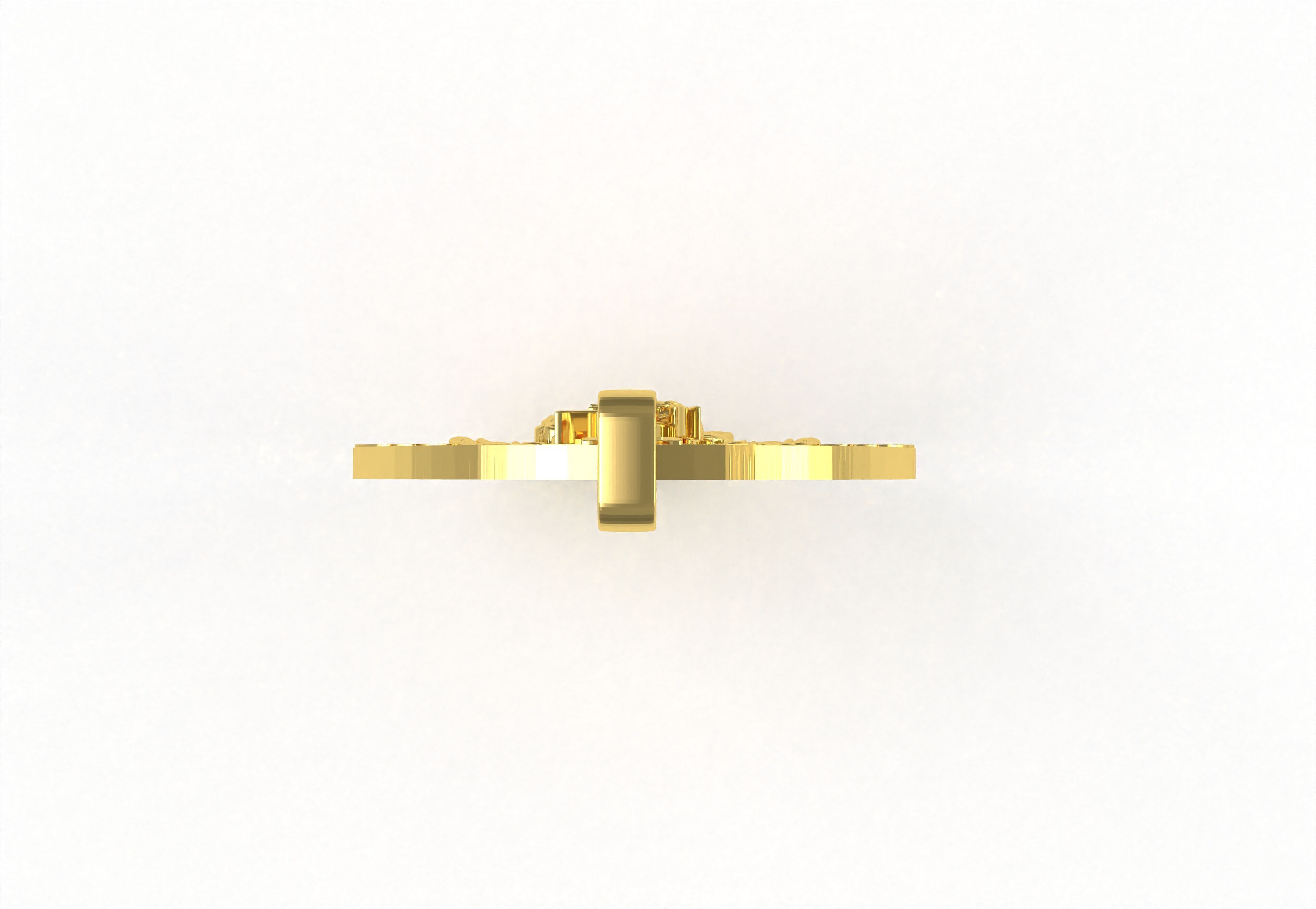 Dragon Circle Pendant 3D print model_24