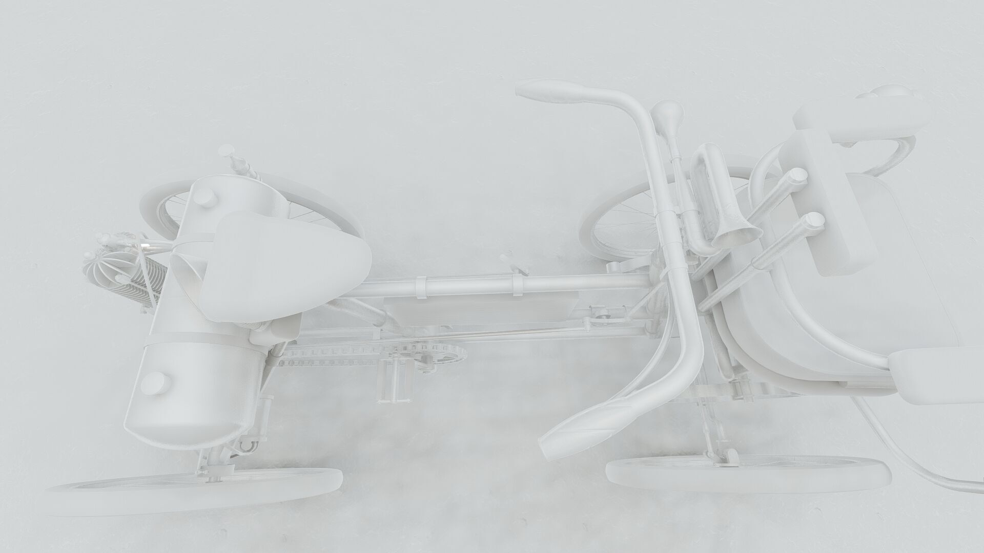 1900s Quadricycle 3D model_35