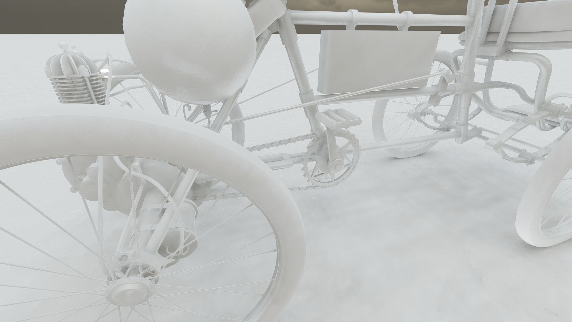 1900s Quadricycle 3D model_31