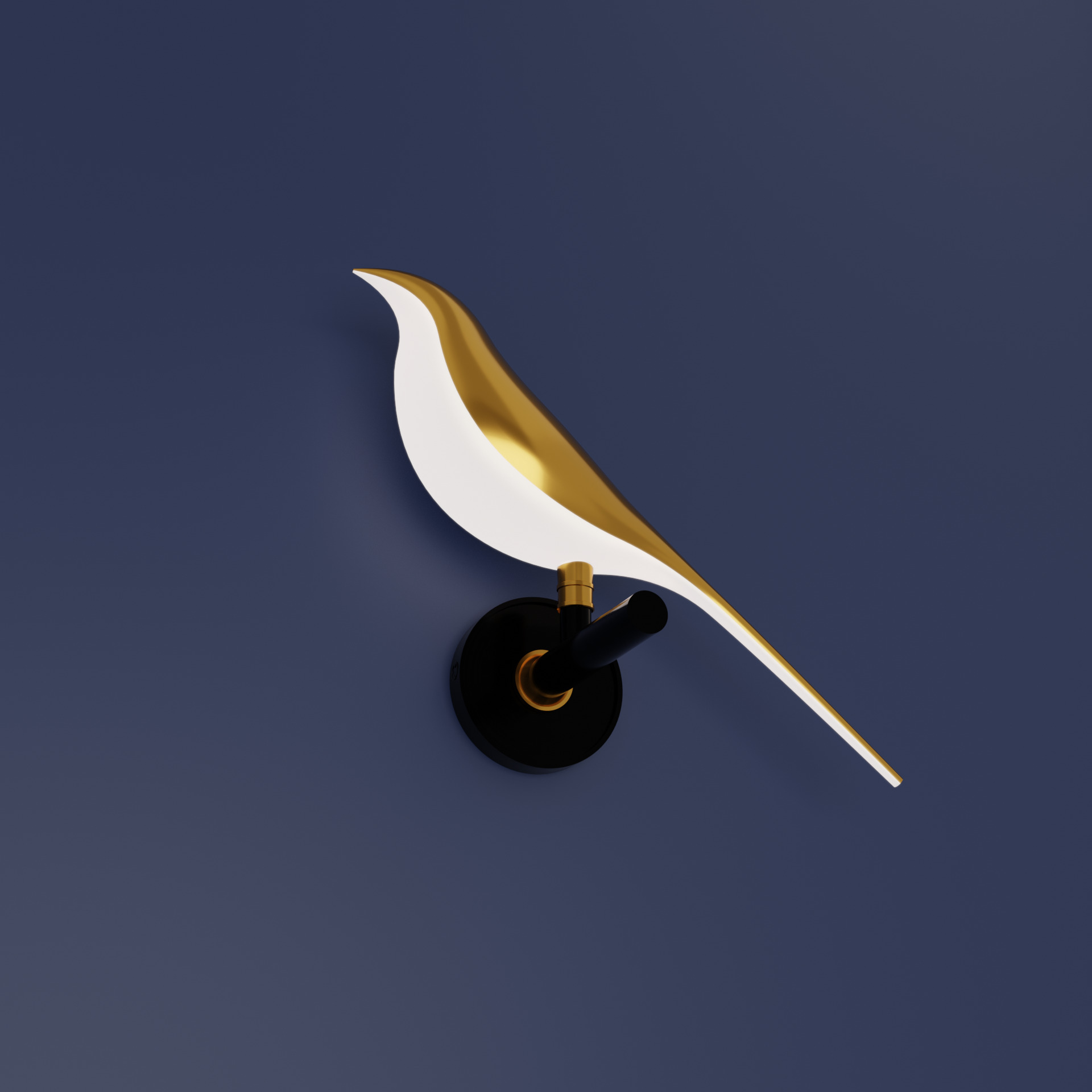 CHIRIYA SCONCE Low-poly 3D model_7