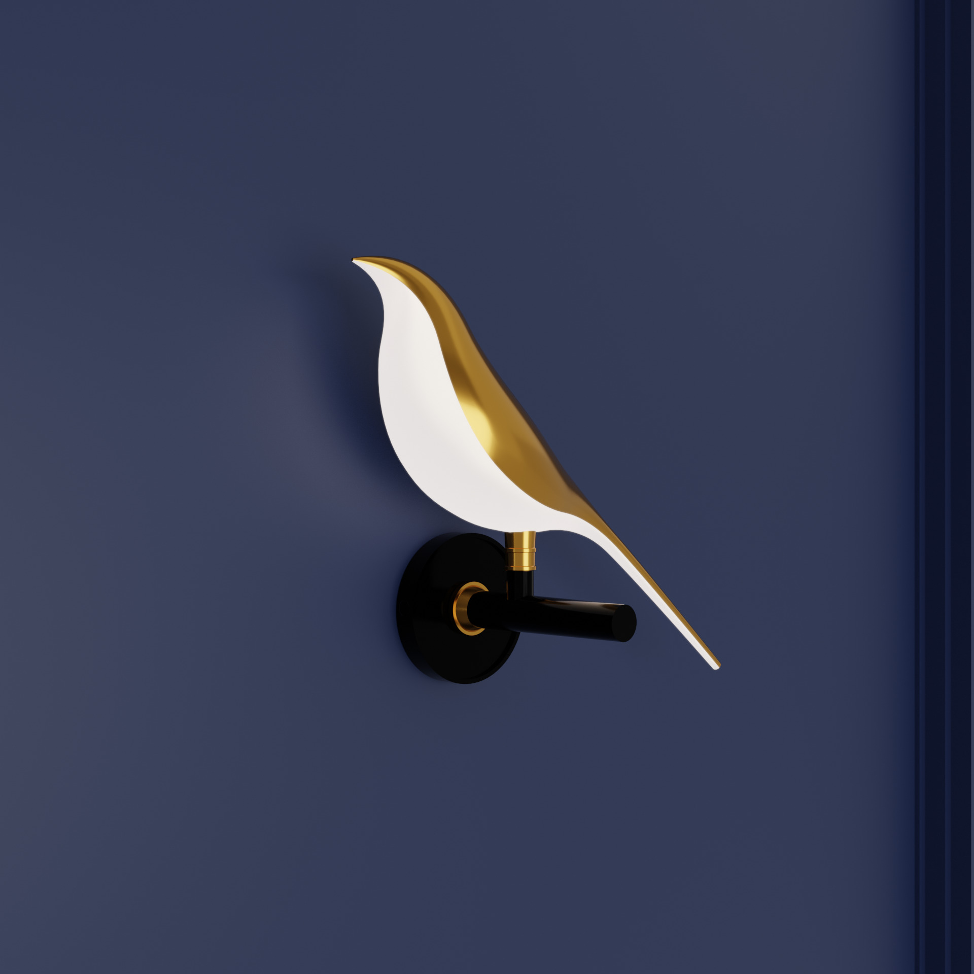 CHIRIYA SCONCE Low-poly 3D model_5