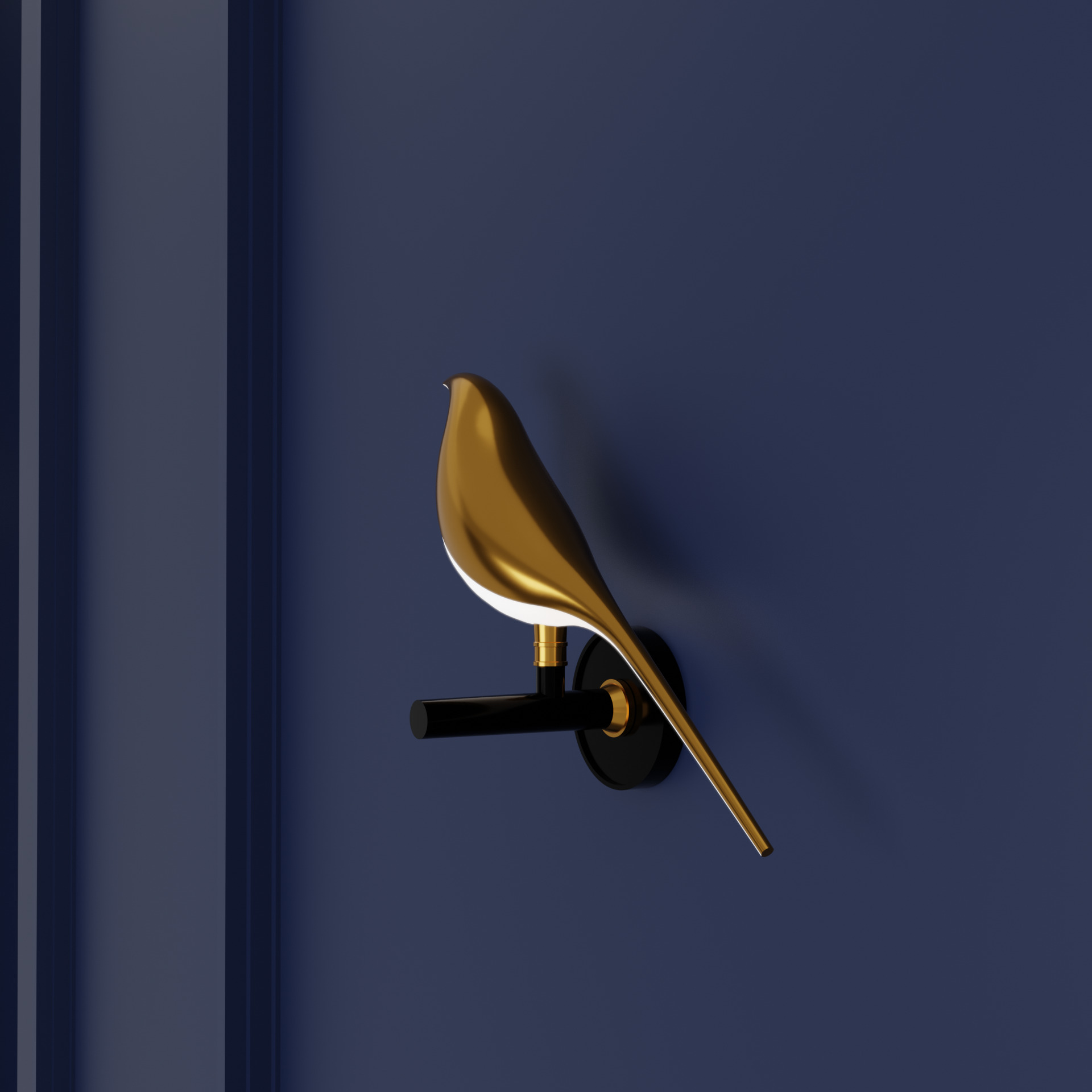 CHIRIYA SCONCE Low-poly 3D model_8