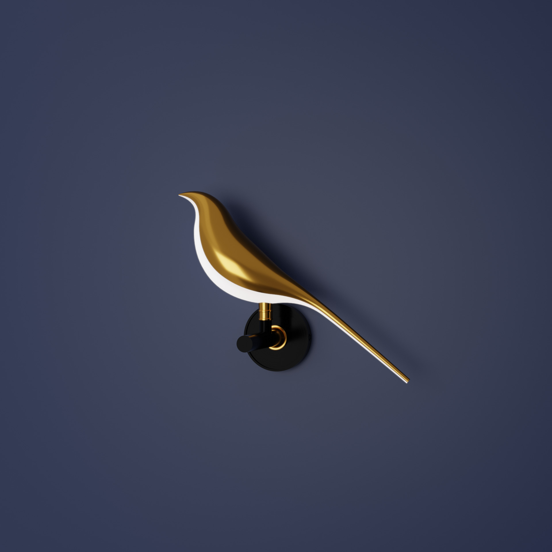 CHIRIYA SCONCE Low-poly 3D model_10