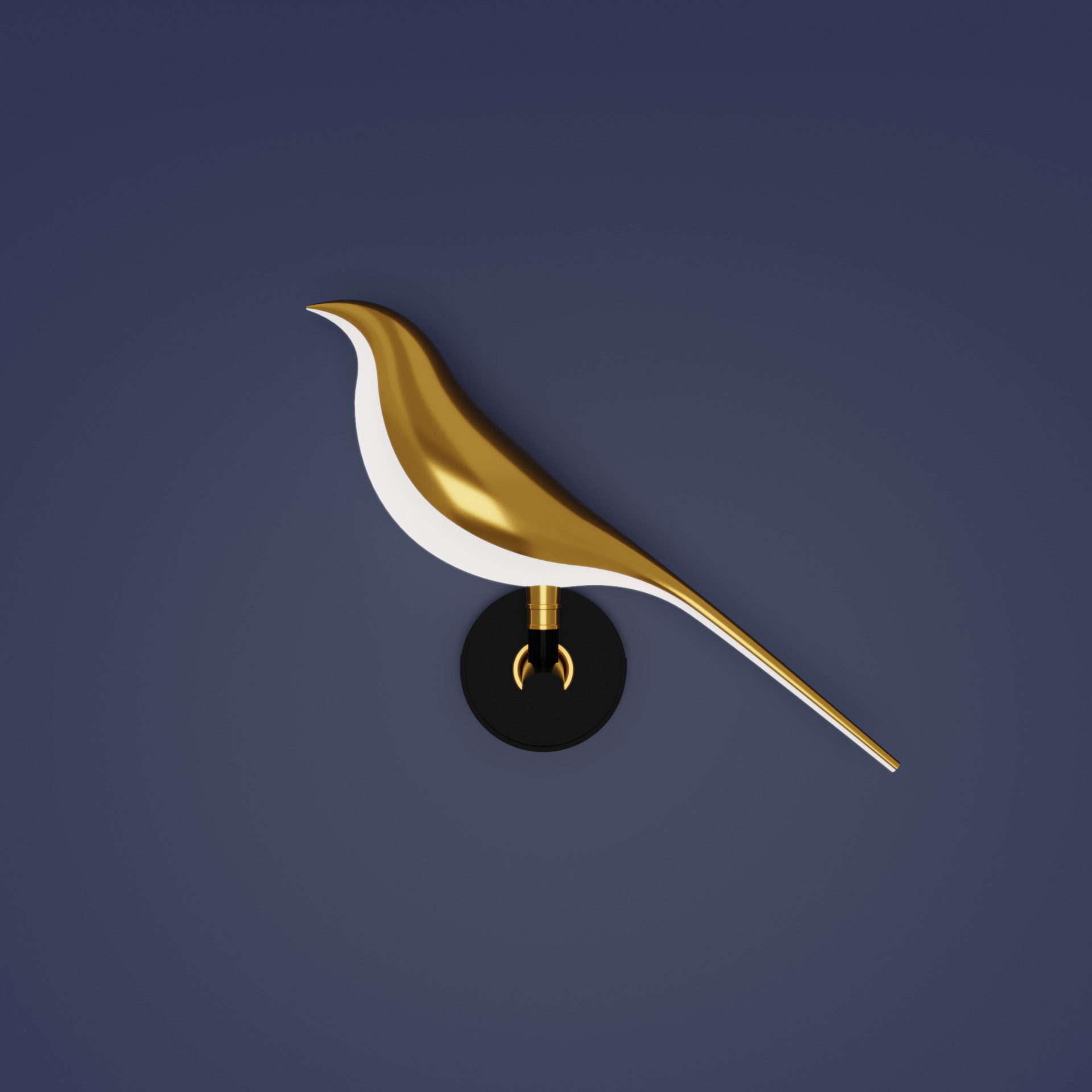 CHIRIYA SCONCE Low-poly 3D model_4