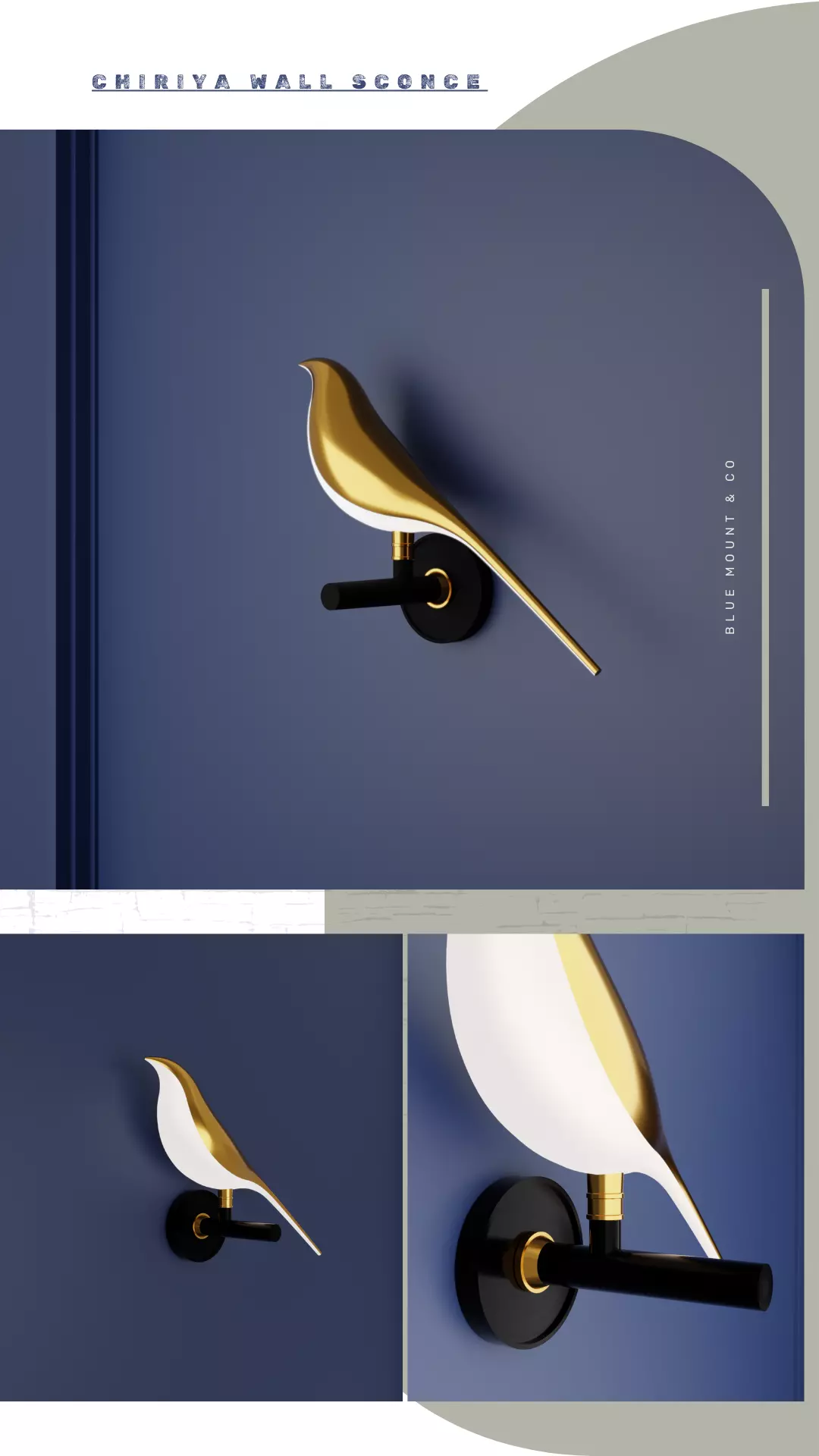 CHIRIYA SCONCE Low-poly 3D model_0
