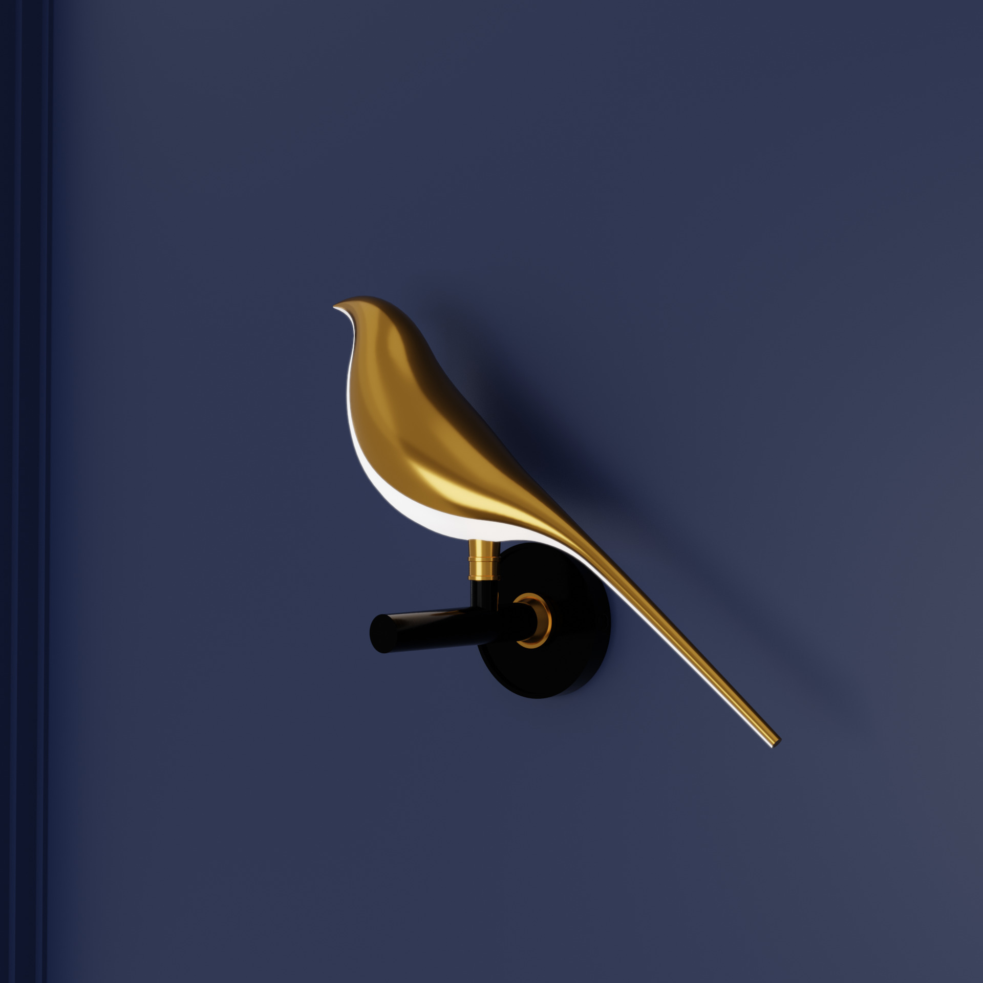 CHIRIYA SCONCE Low-poly 3D model_6