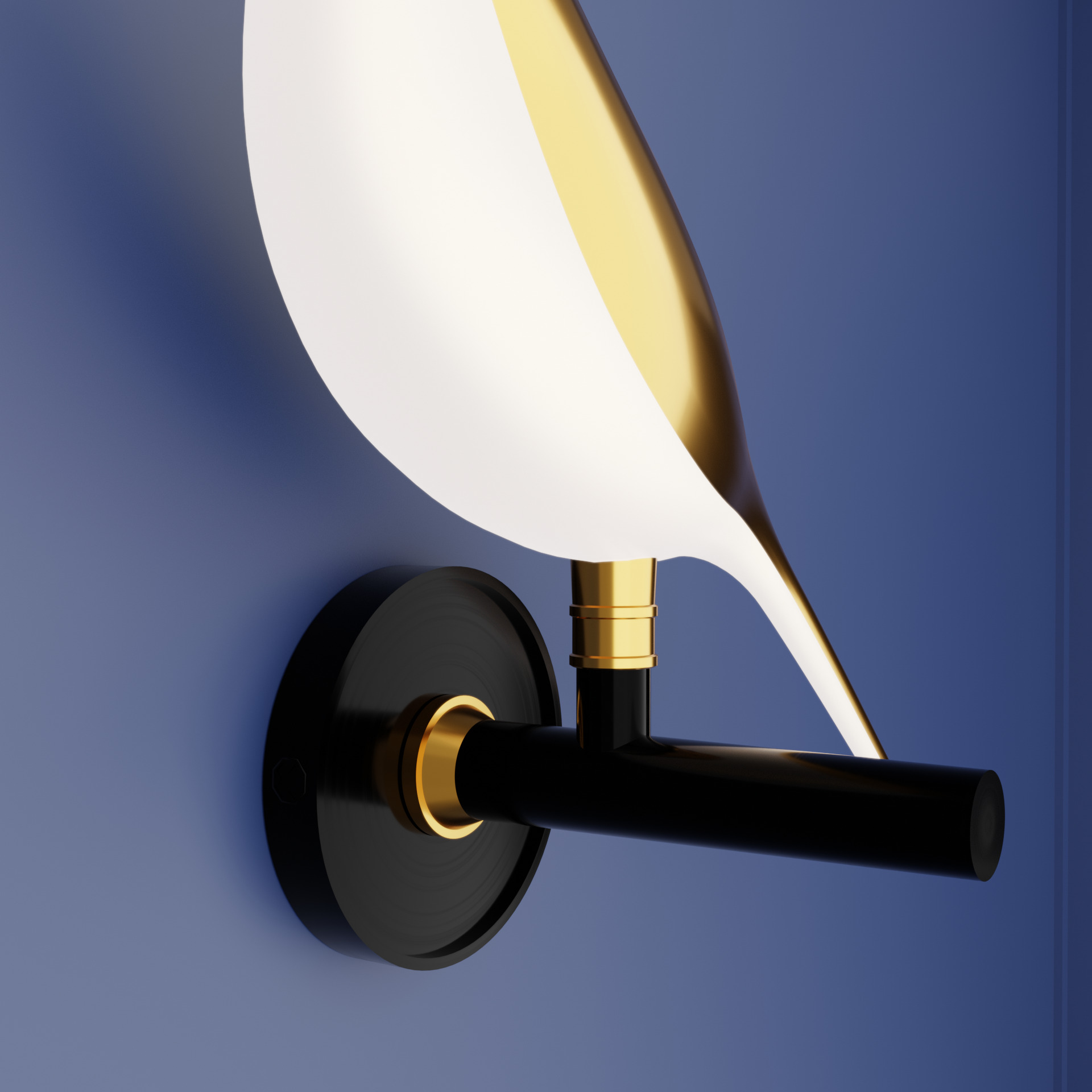 CHIRIYA SCONCE Low-poly 3D model_11
