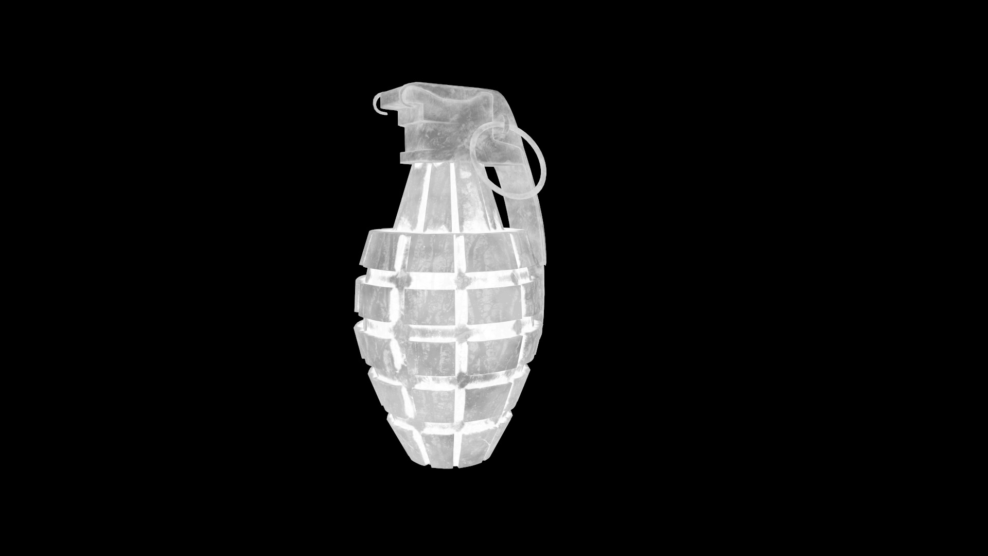 Hand Grenade Free low-poly 3D model_10