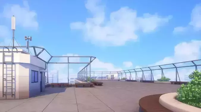 ab city Free low-poly 3D model