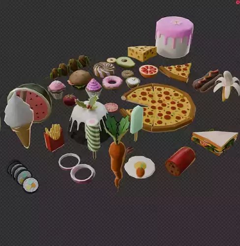 Cartoony Food pack