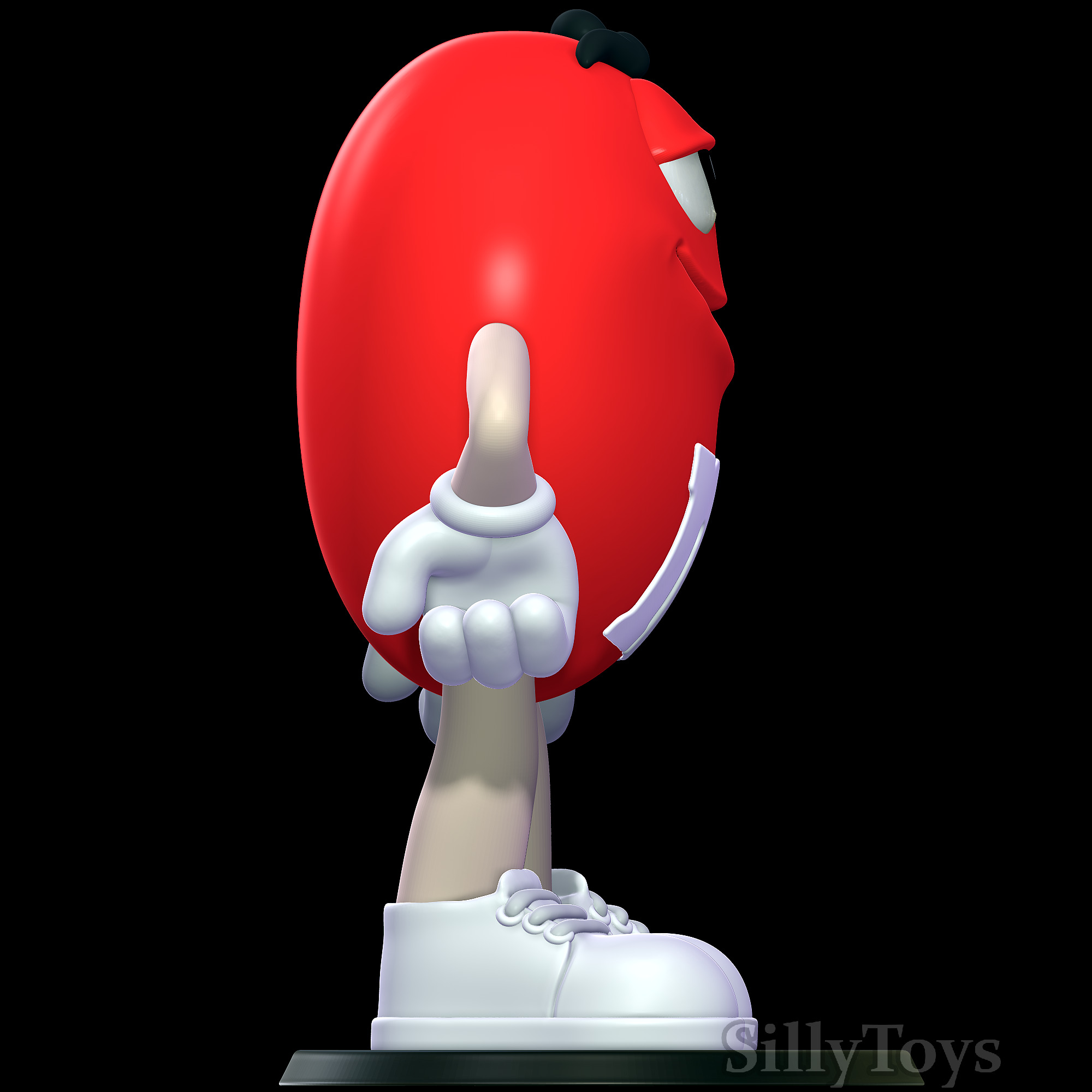 Red - MandMs 3D print model_1