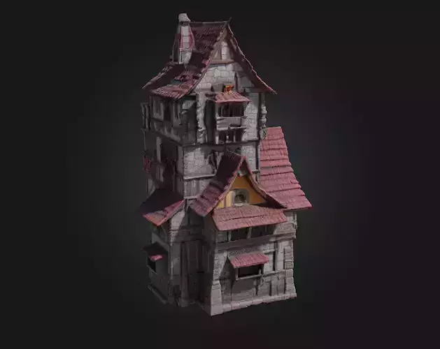 Medieval Fantasy House  A Whimsical Home for Heroes and Mystics
