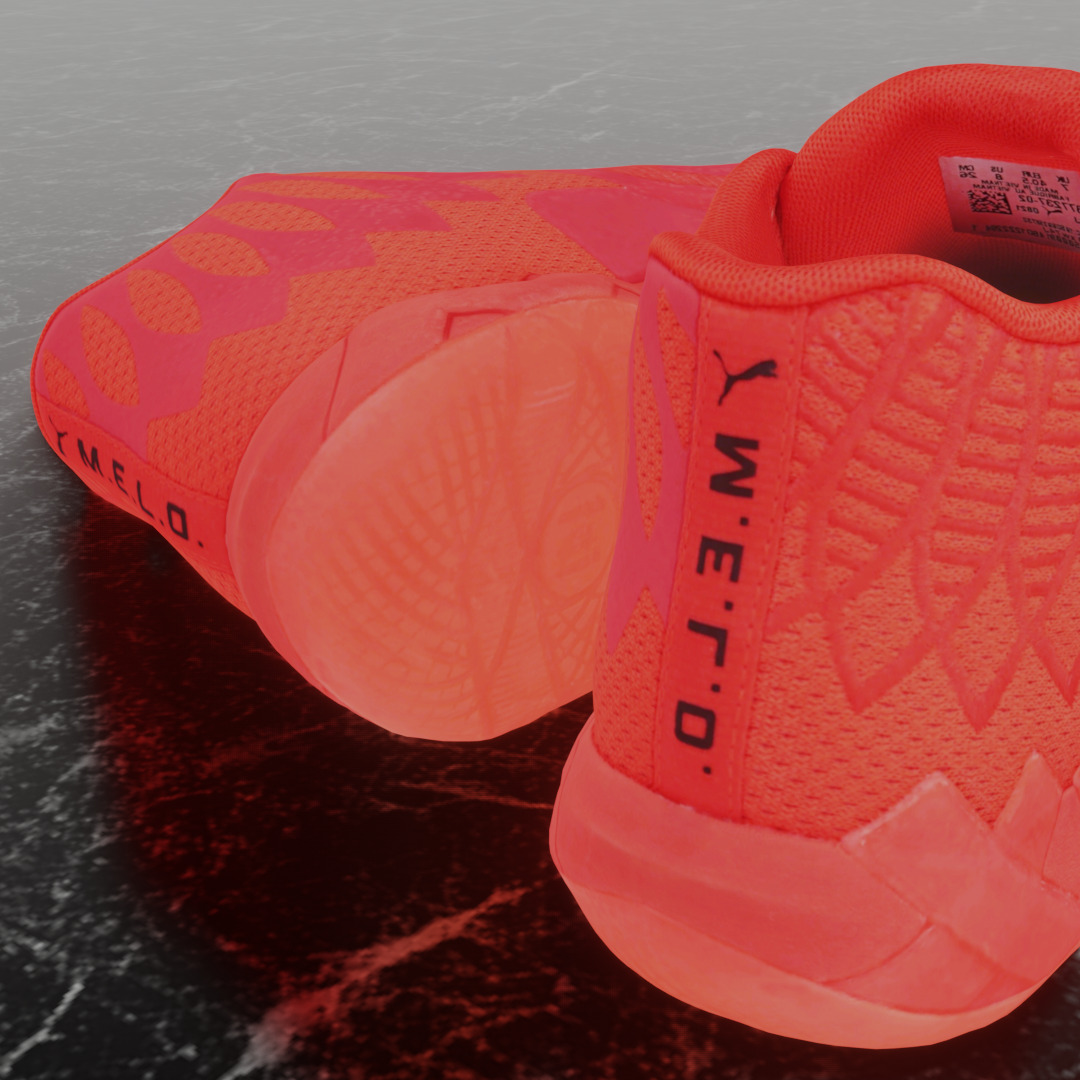 PUMA MB 01 3D SHOES Low-poly 3D model_9