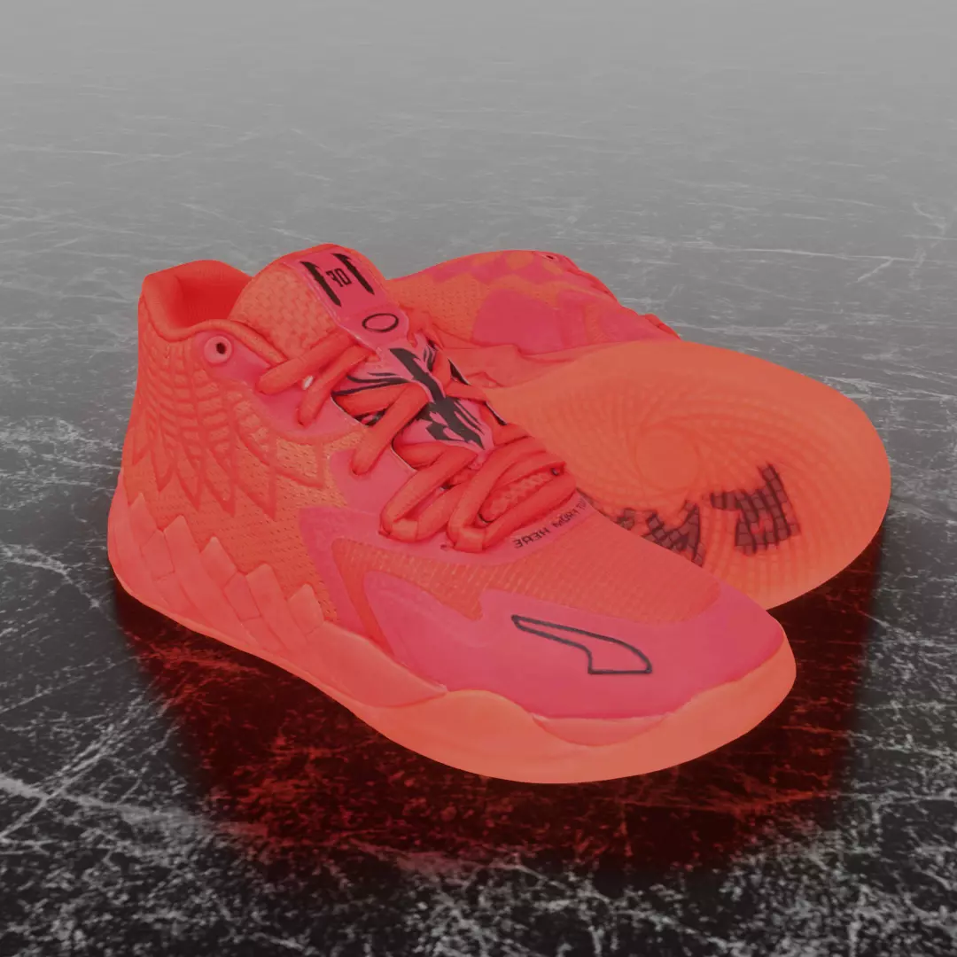 PUMA MB 01 3D SHOES Low-poly 3D model_0