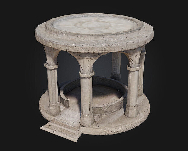 Temple of Serenity  A Sacred Refuge of Peace and Balance 3D model
