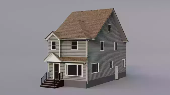 Low Poly House 30 Low-poly 3D model