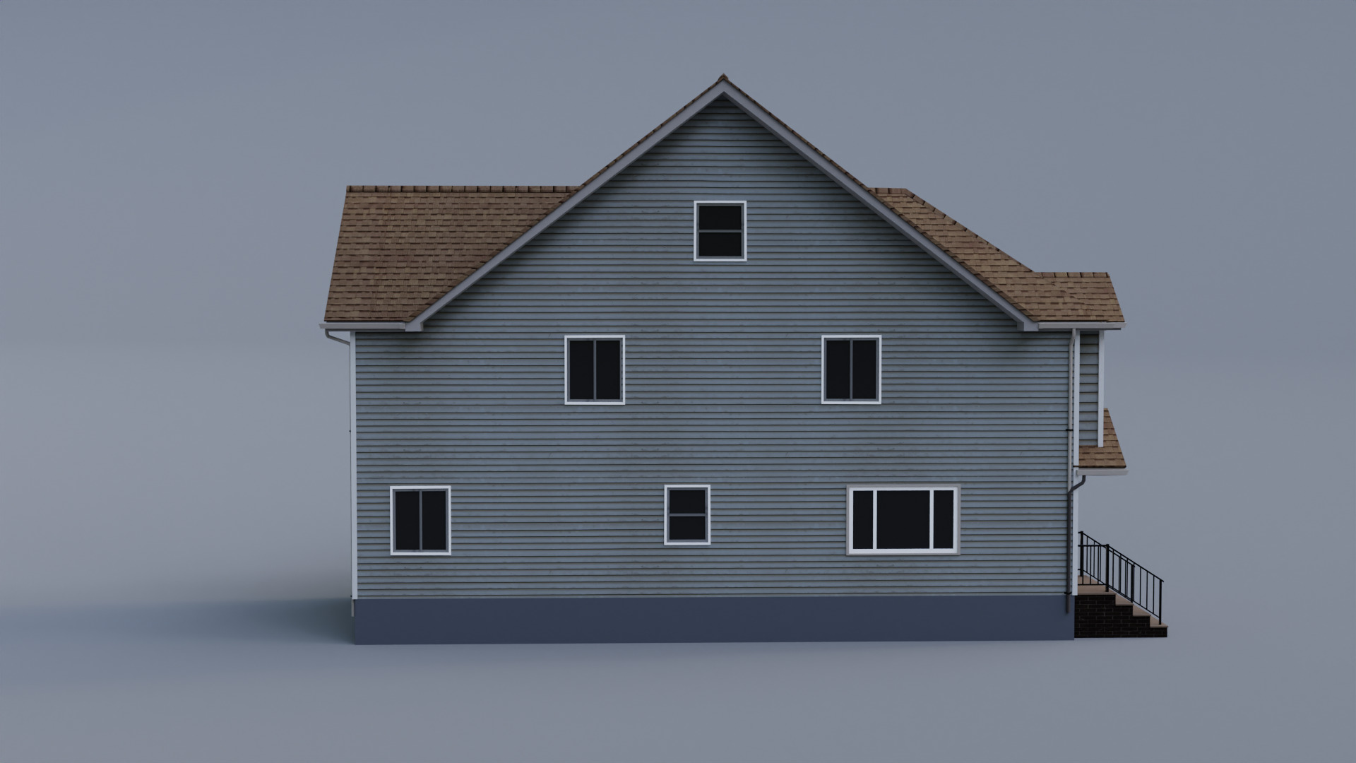 Low Poly House 30 Low-poly 3D model_3