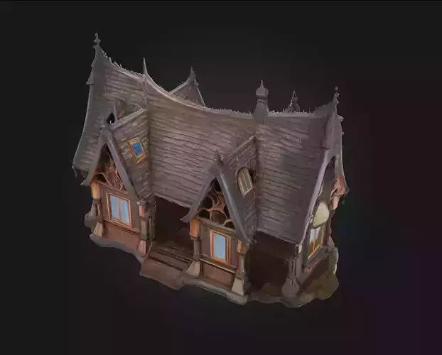 Gothic Cottage  A Cozy Dwelling with a Dark Enchanted Soul