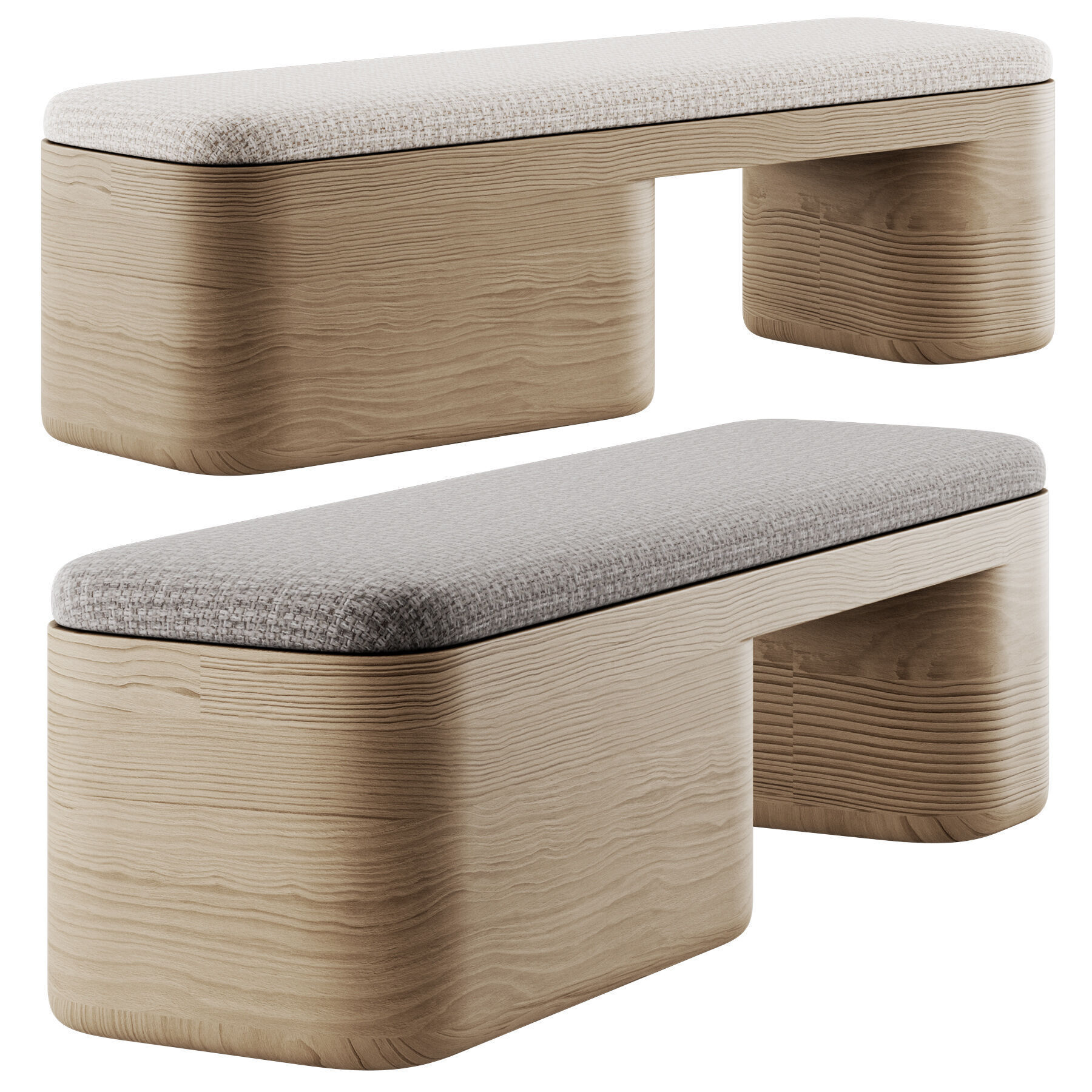 Nadia Bench By Nicholas Obeid 3D model_3