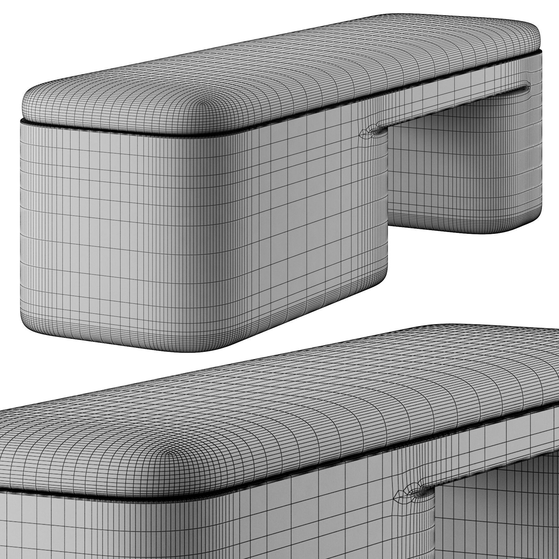 Nadia Bench By Nicholas Obeid 3D model_5