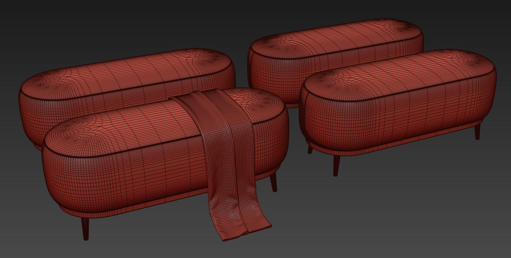 Asti Bench By InMyRoom 3D model_17