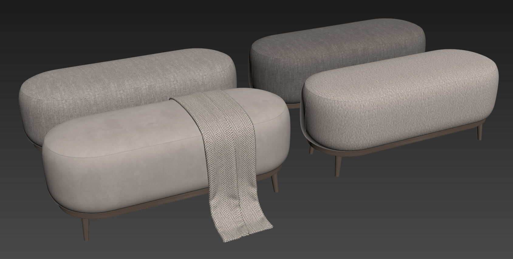 Asti Bench By InMyRoom 3D model_15