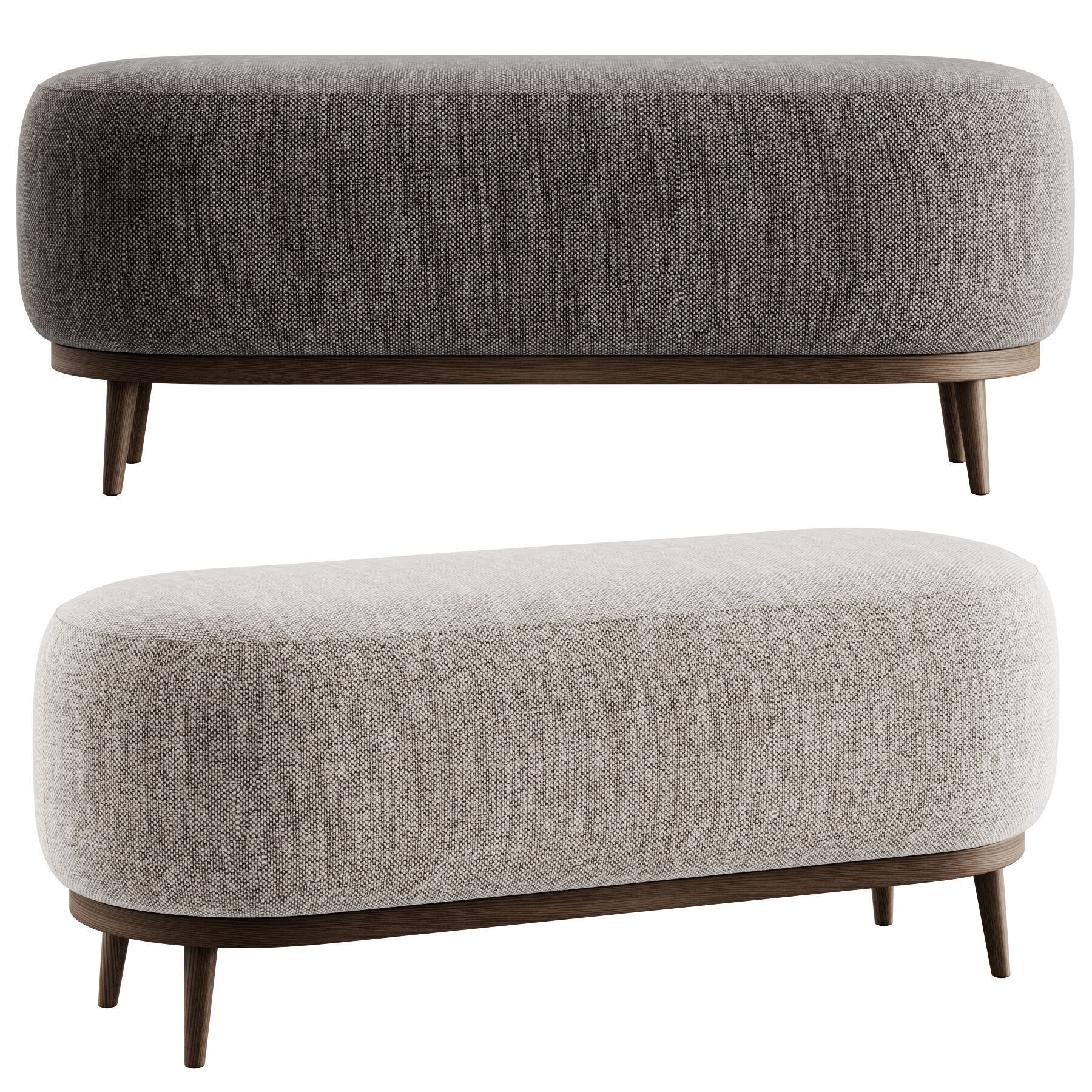 Asti Bench By InMyRoom 3D model_2