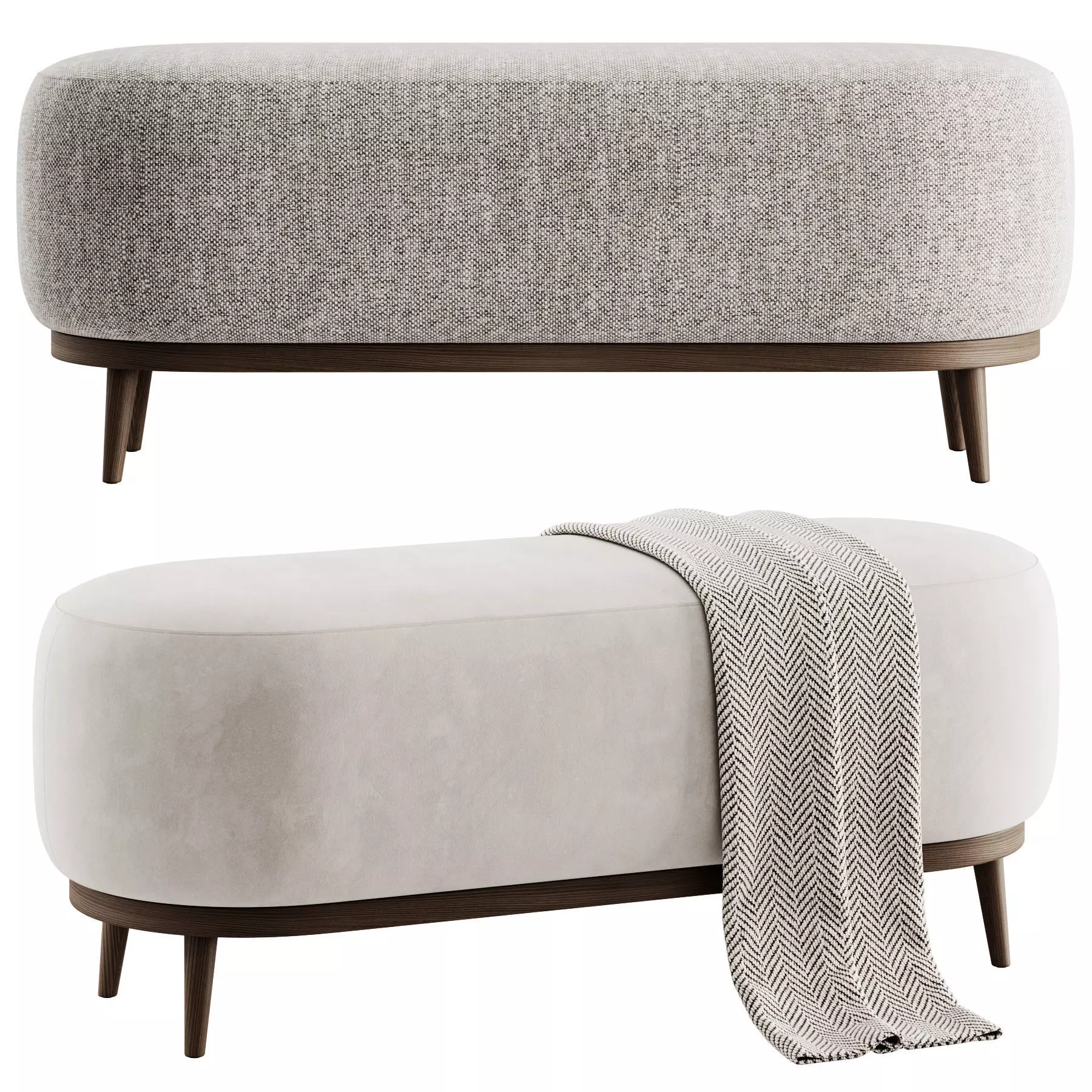 Asti Bench By InMyRoom 3D model_0